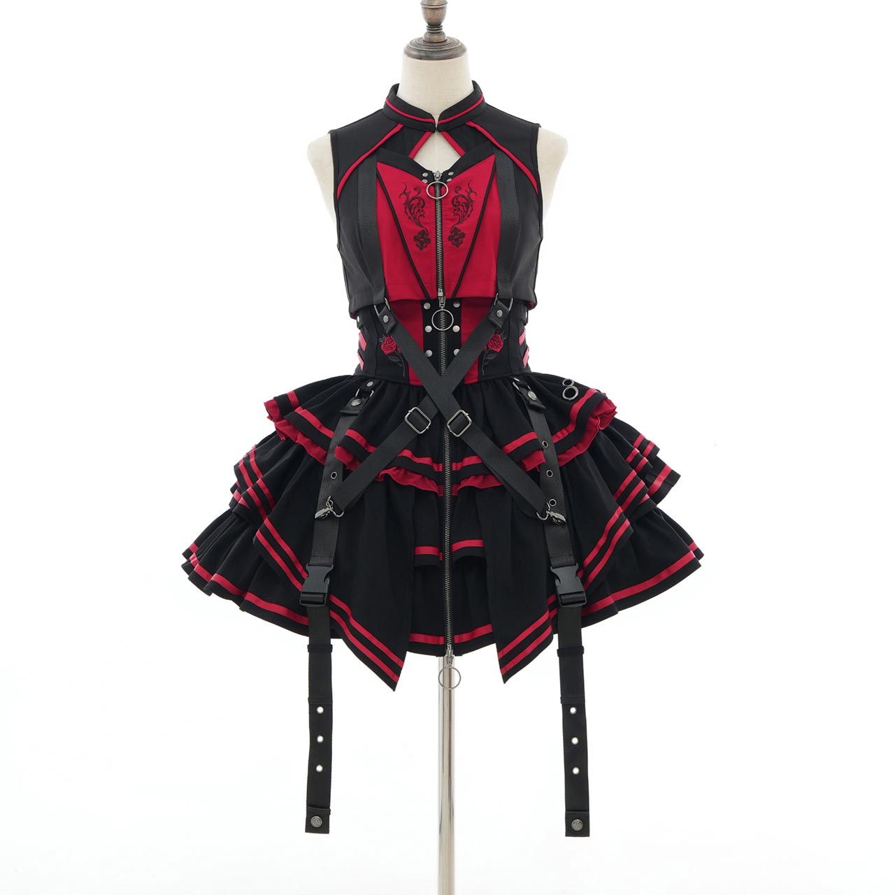 CYBER-ROSE Frill Skirt