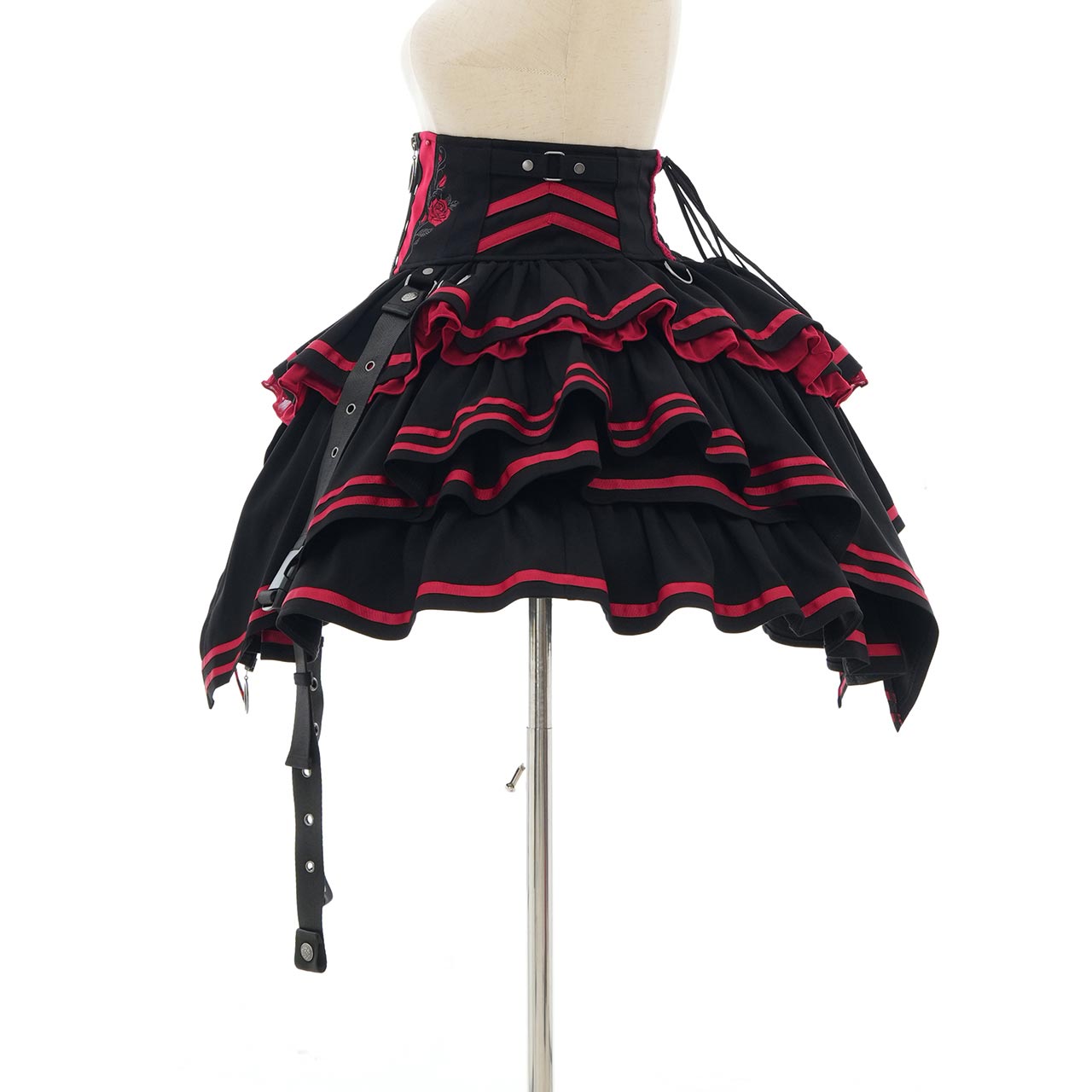 CYBER-ROSE Frill Skirt