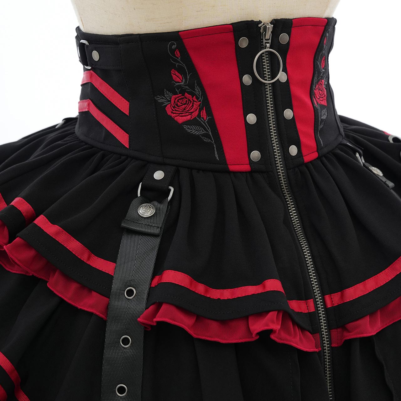 CYBER-ROSE Frill Skirt