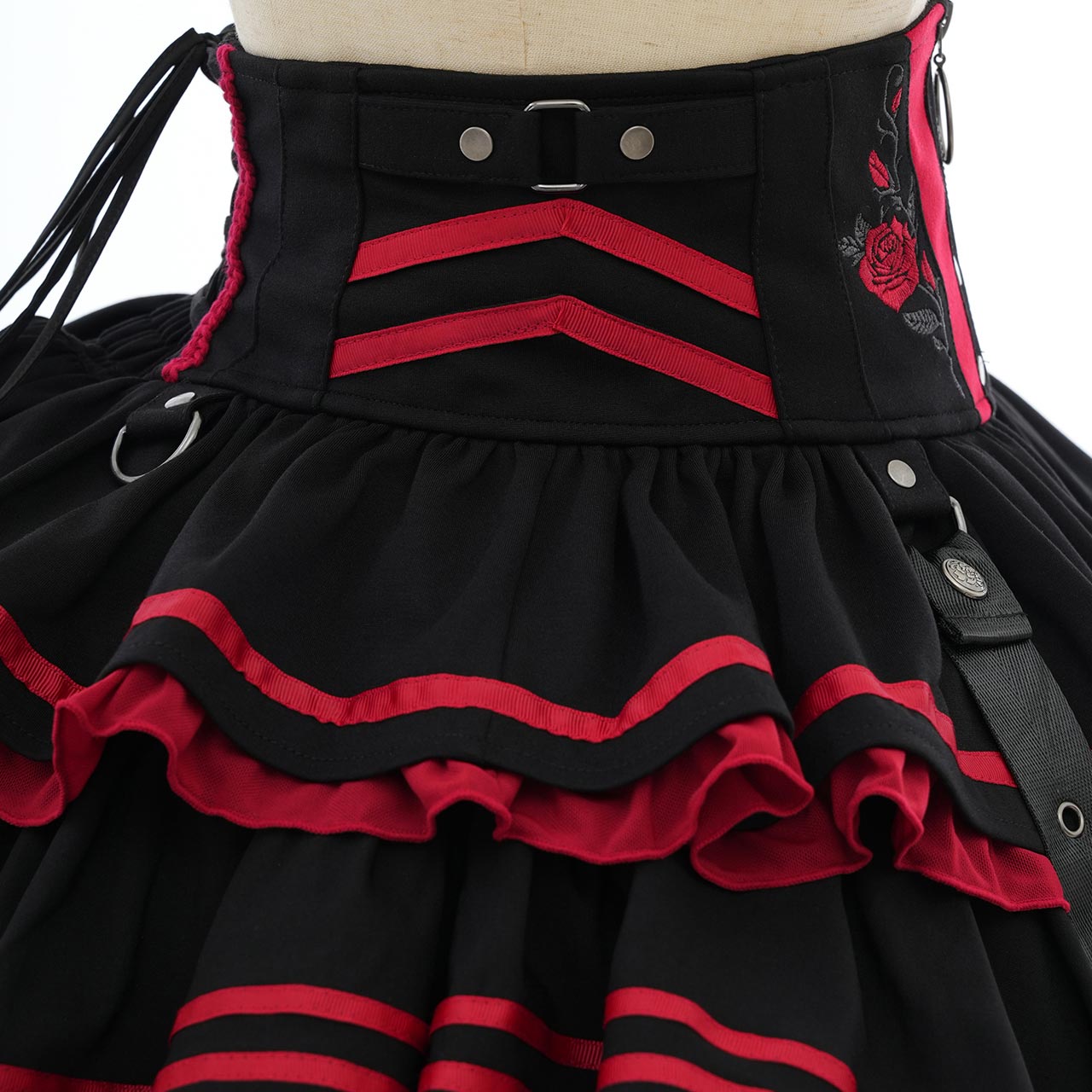 CYBER-ROSE Frill Skirt