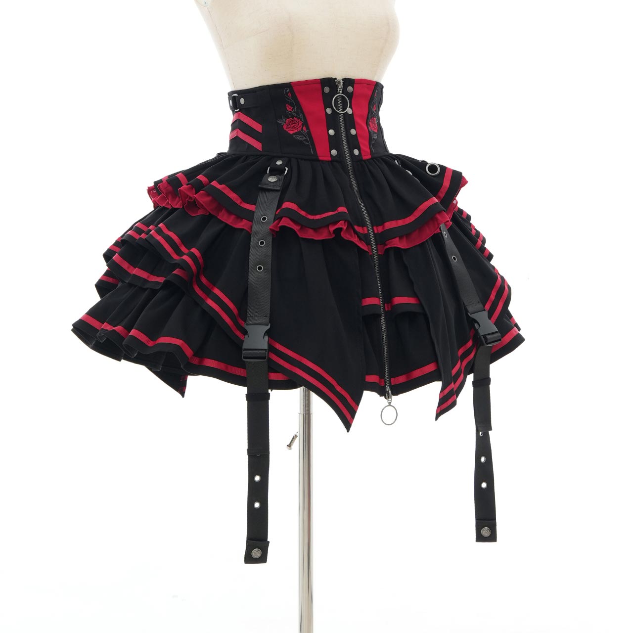 CYBER-ROSE Frill Skirt