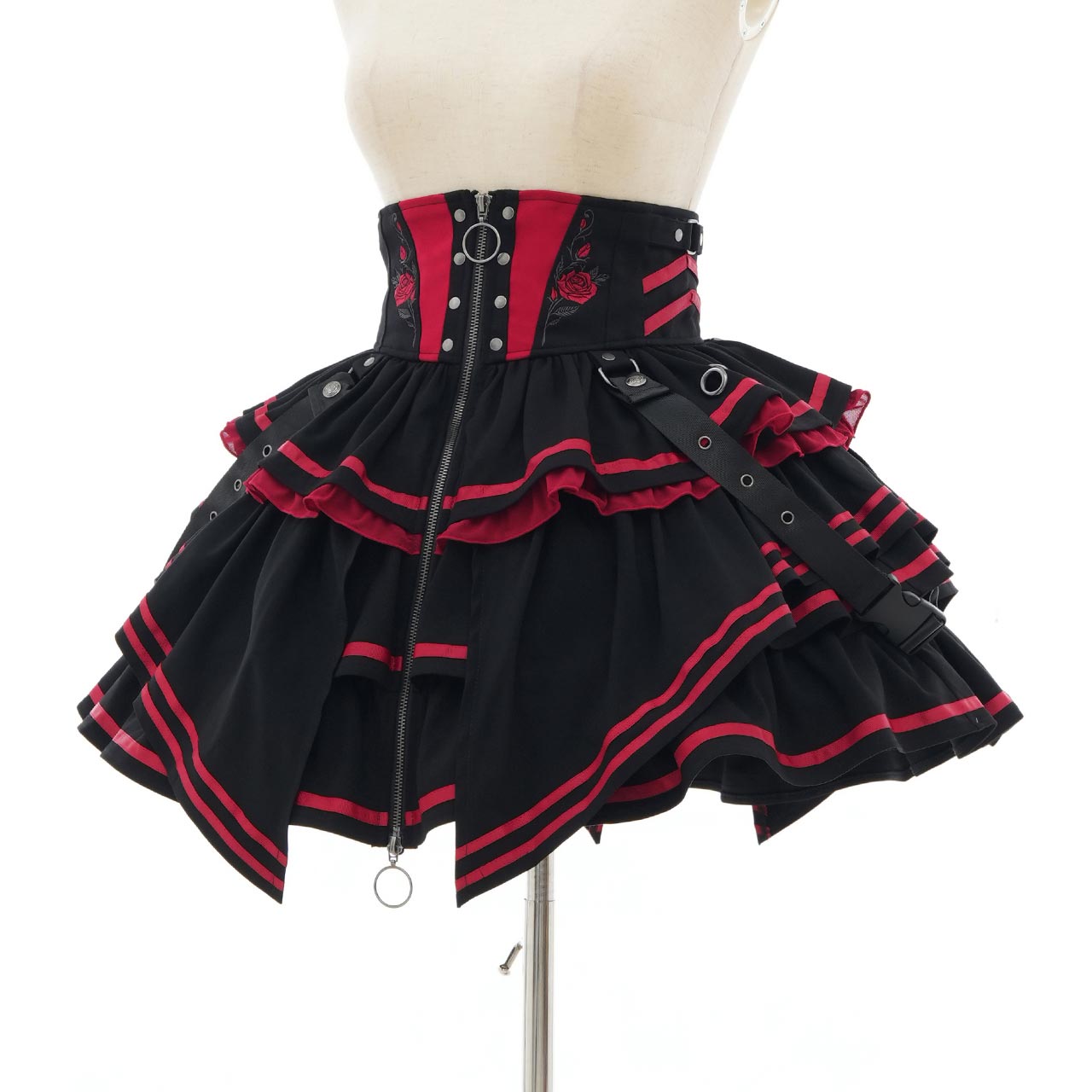 CYBER-ROSE Frill Skirt