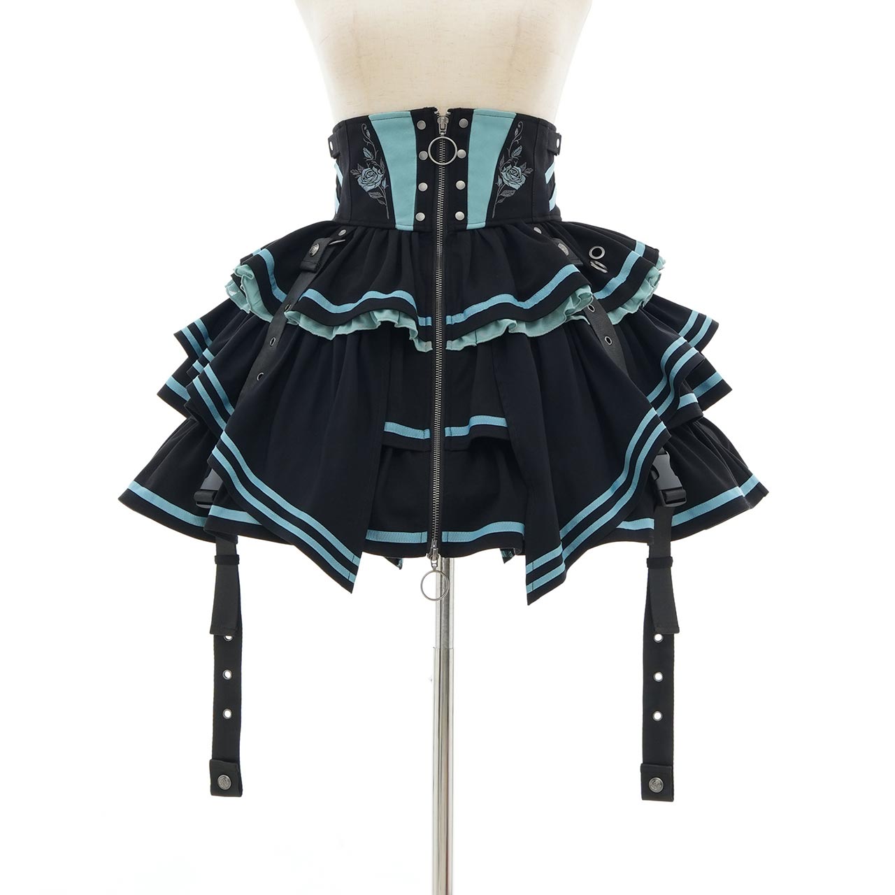 CYBER-ROSE Frill Skirt