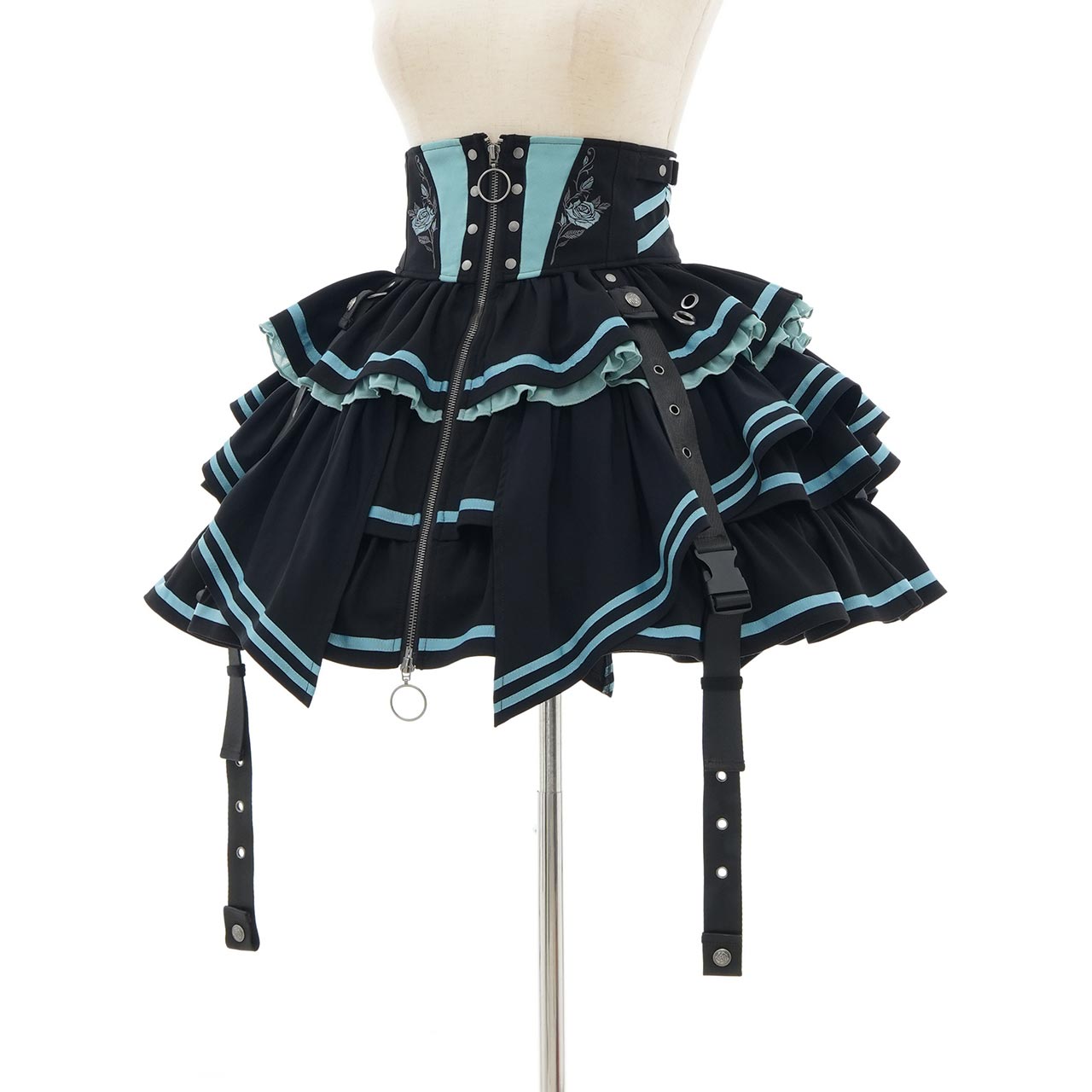 CYBER-ROSE Frill Skirt