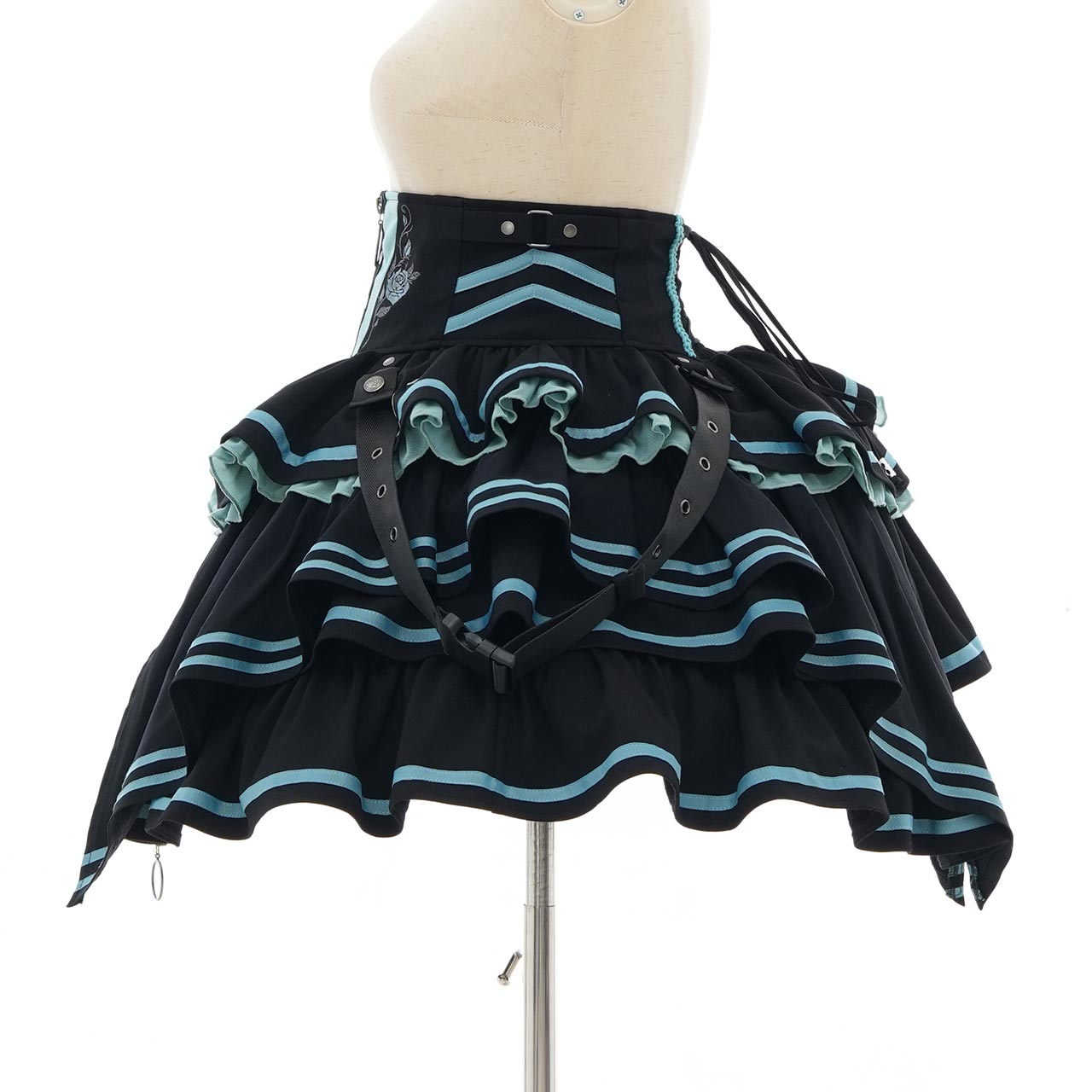 CYBER-ROSE Frill Skirt