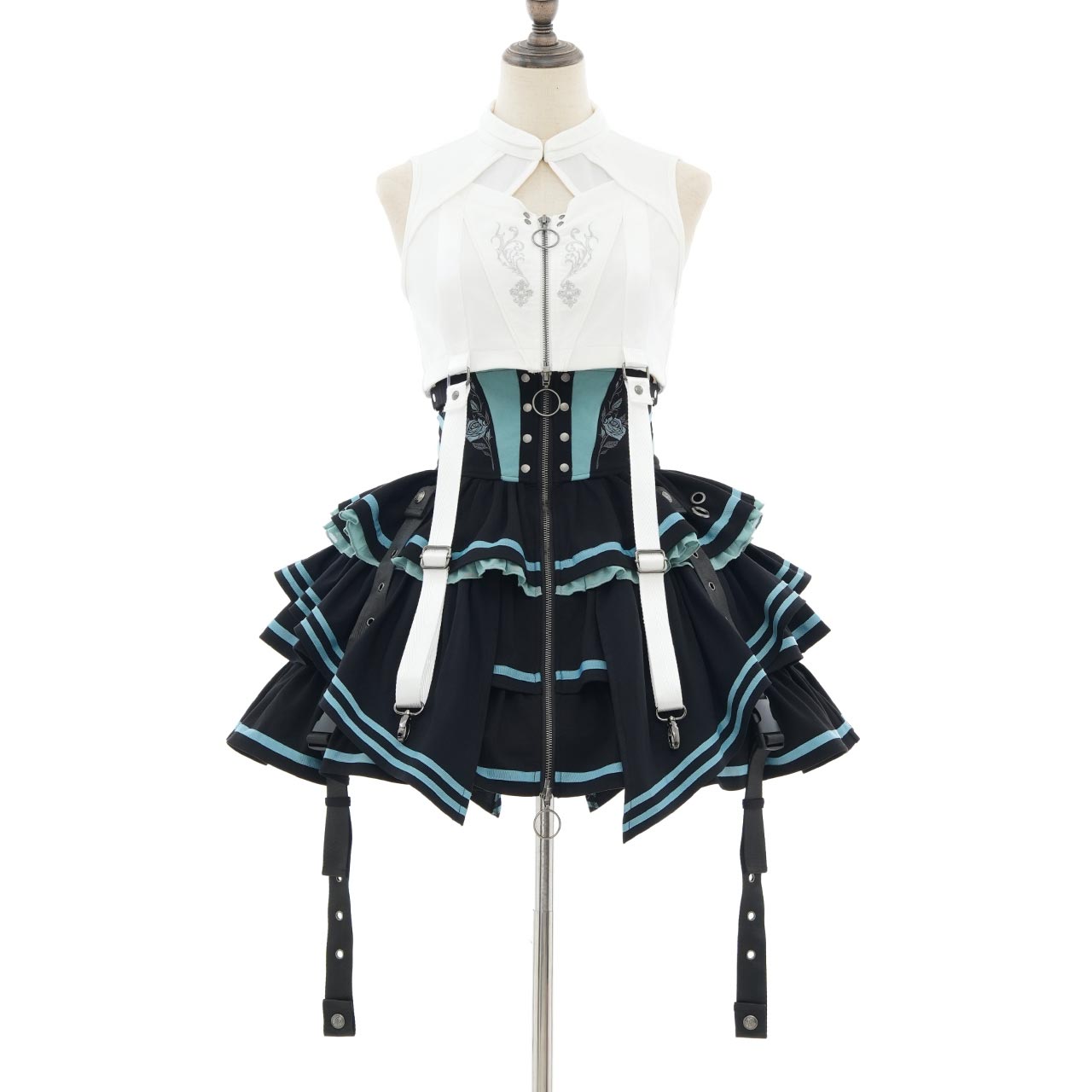 CYBER-ROSE Frill Skirt