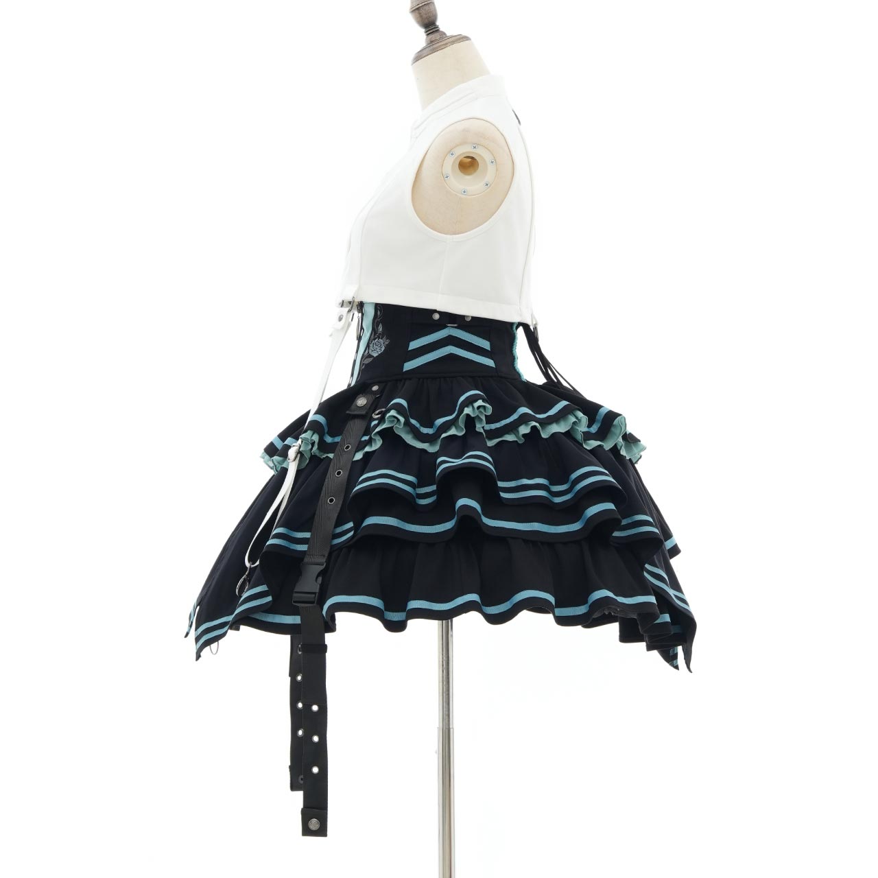 CYBER-ROSE Frill Skirt