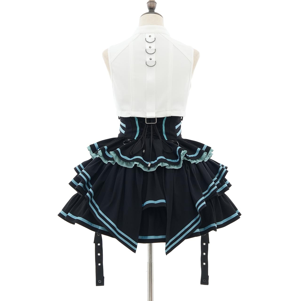 CYBER-ROSE Frill Skirt