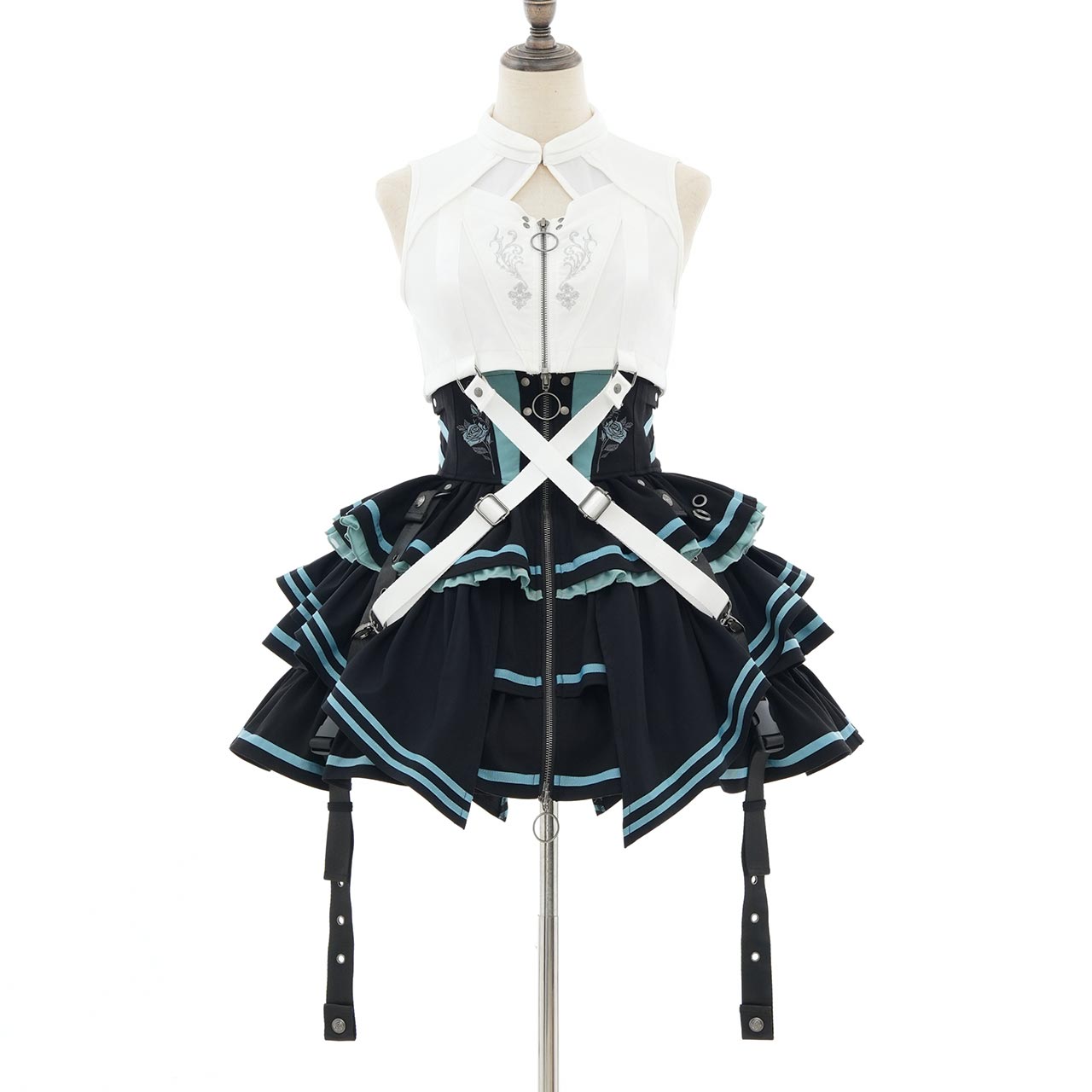 CYBER-ROSE Frill Skirt
