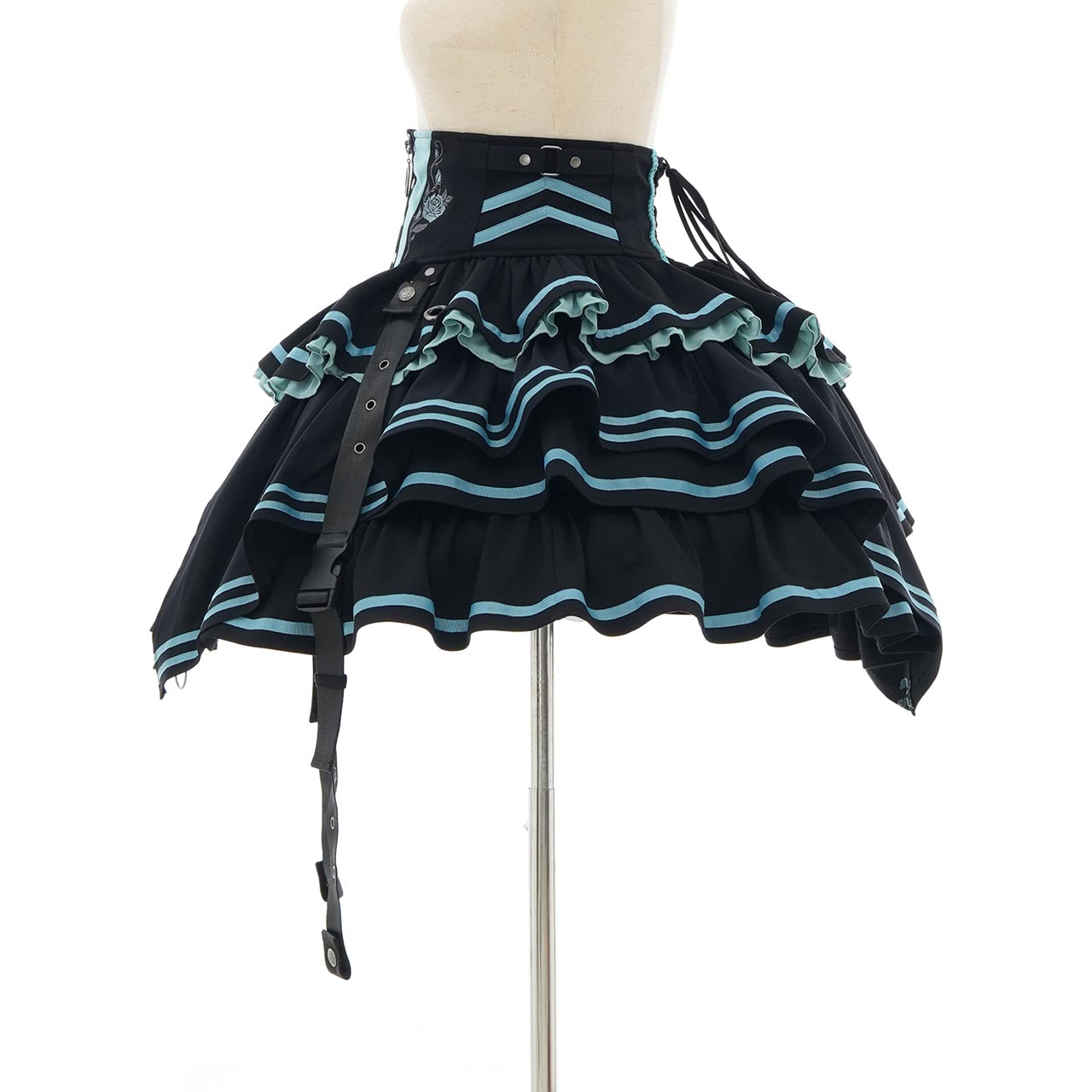 CYBER-ROSE Frill Skirt