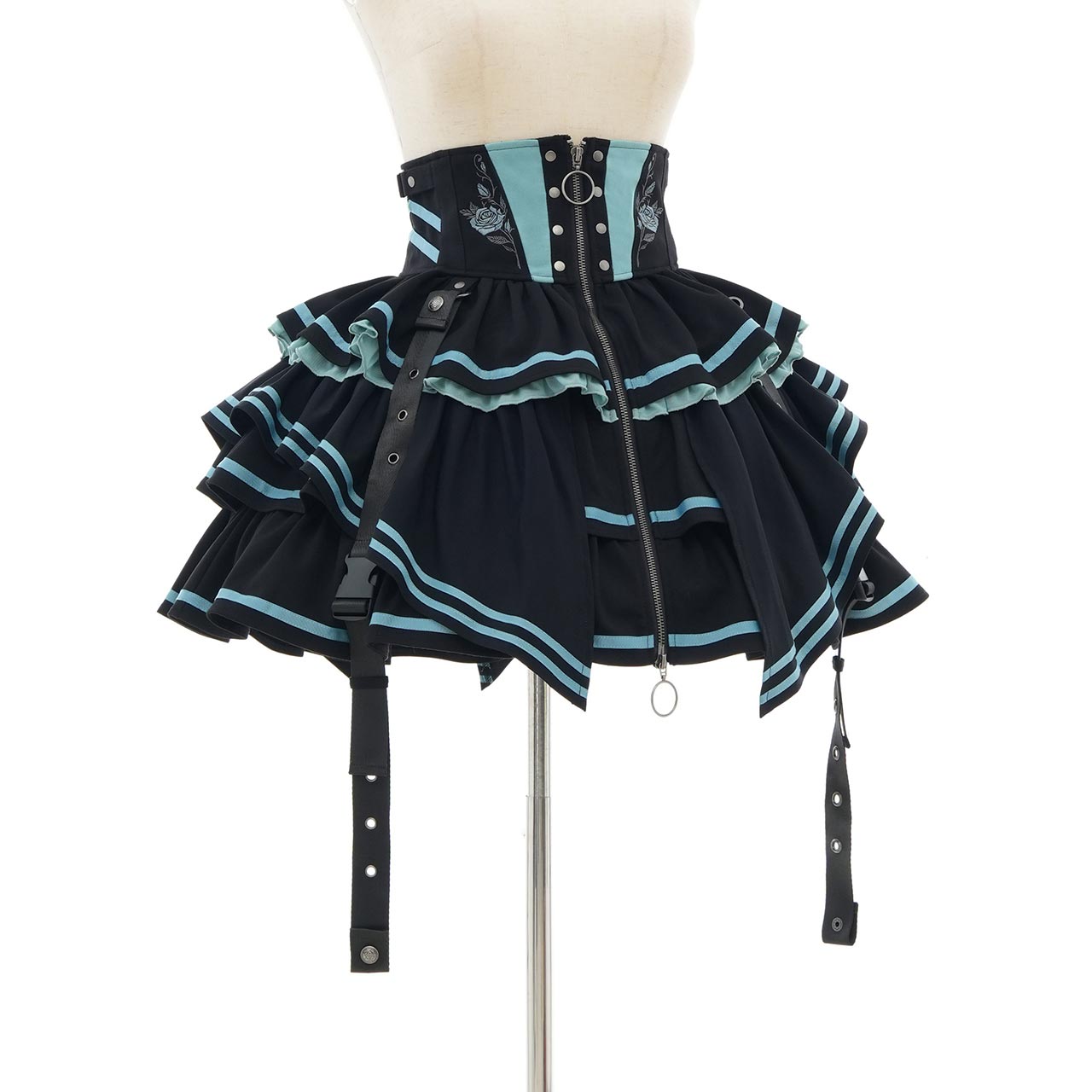 CYBER-ROSE Frill Skirt