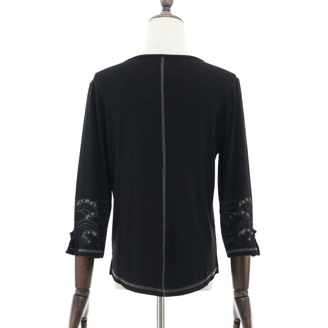 琉球浪漫物語 Ryukyu Romantic Story – Open-Shoulder Cut-and-Sew Top 【M】