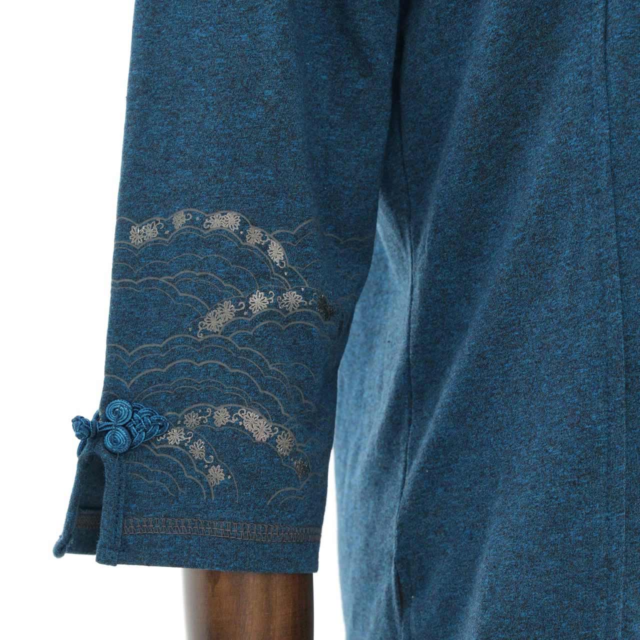 琉球浪漫物語 Ryukyu Romantic Story – Open-Shoulder Cut-and-Sew Top 【M】