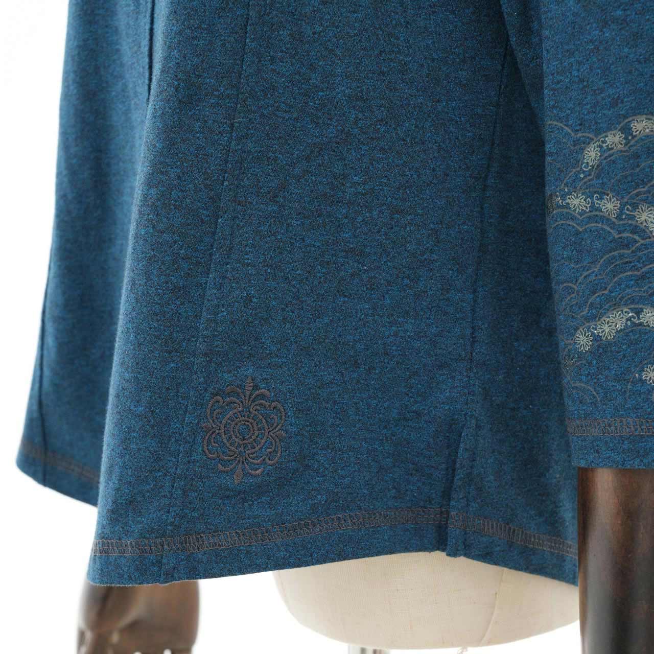 琉球浪漫物語 Ryukyu Romantic Story – Open-Shoulder Cut-and-Sew Top 【M】