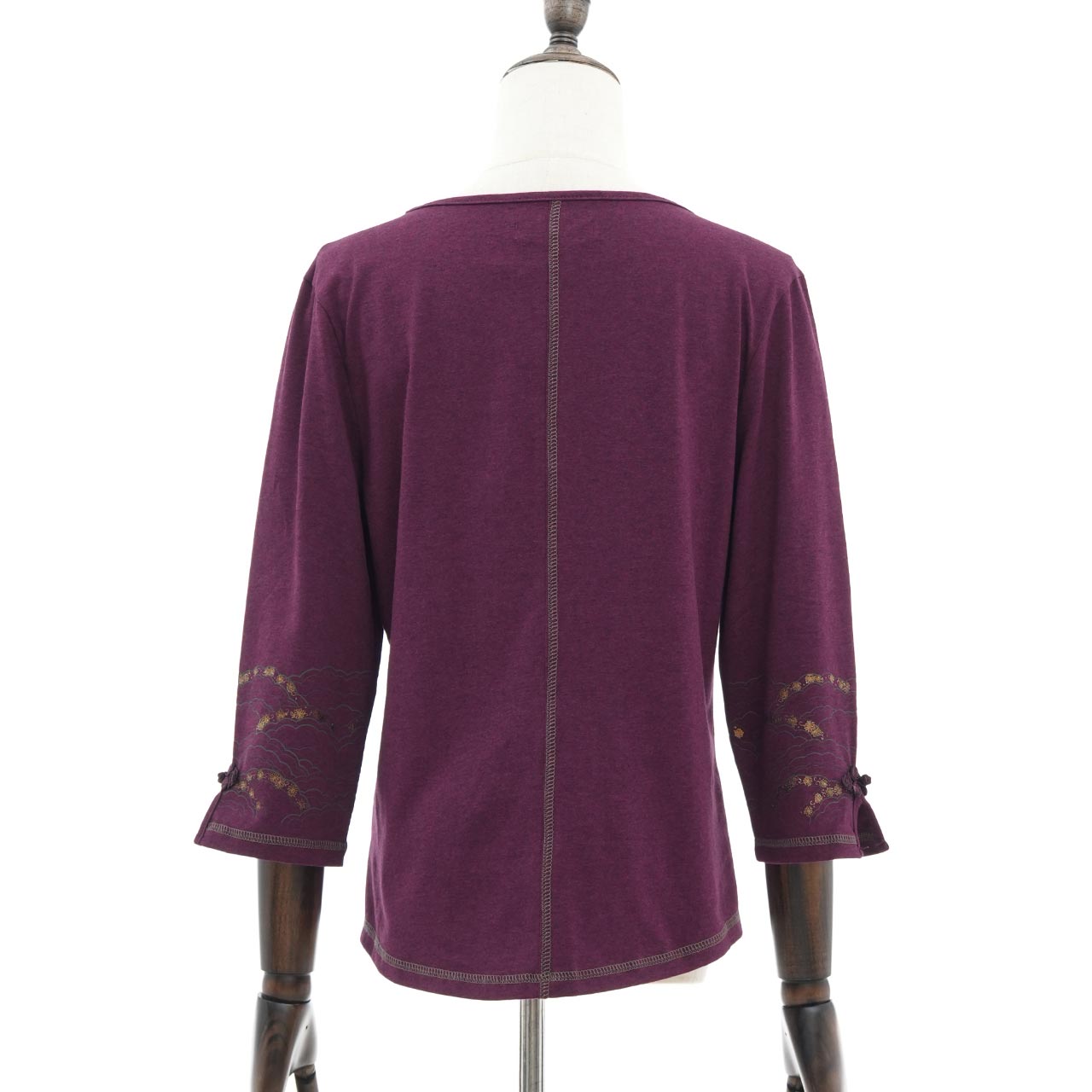 琉球浪漫物語 Ryukyu Romantic Story – Open-Shoulder Cut-and-Sew Top 【M】
