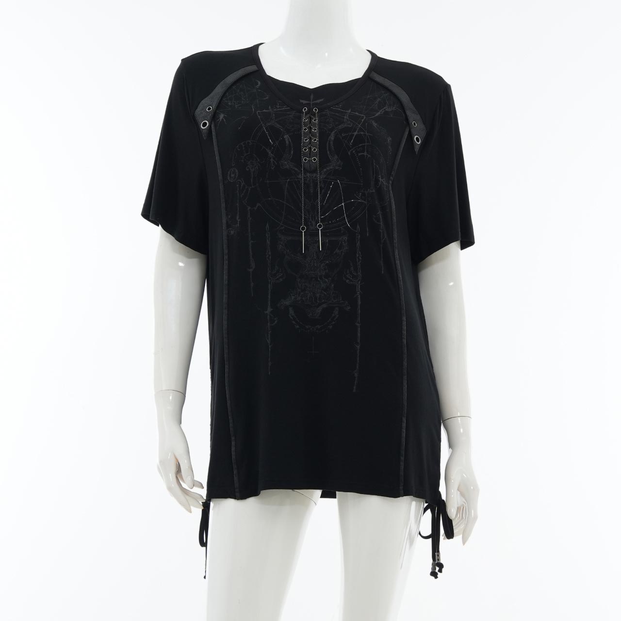 Remnants of Silent Depth Occultism Long-Sleeve Cut-and-Sew