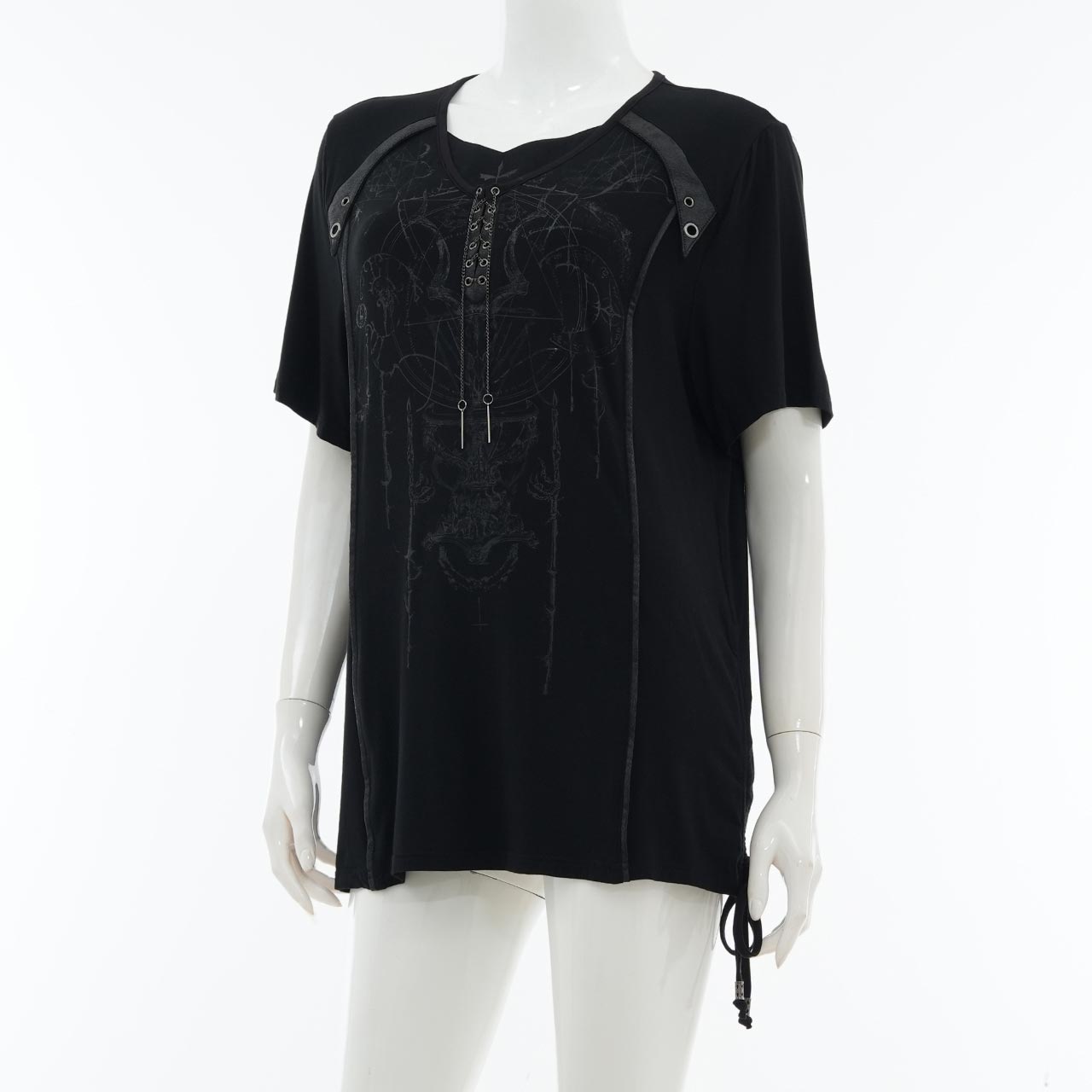 Remnants of Silent Depth Occultism Long-Sleeve Cut-and-Sew