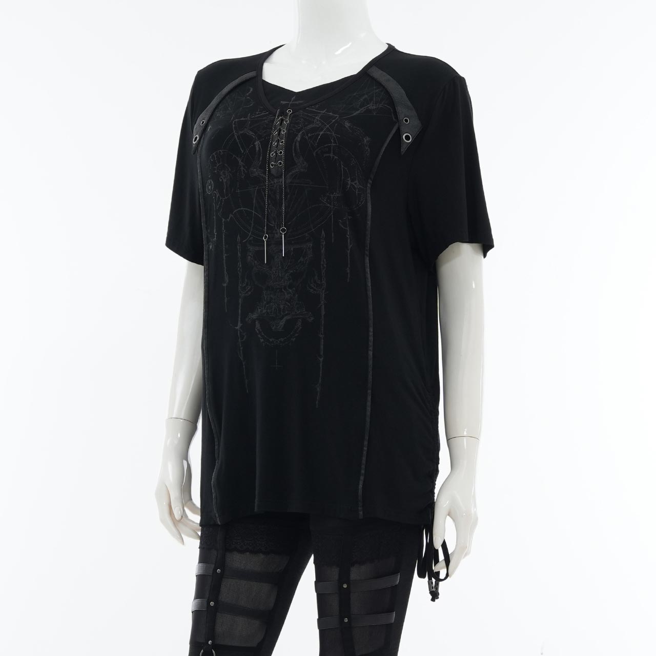 Remnants of Silent Depth Occultism Long-Sleeve Cut-and-Sew