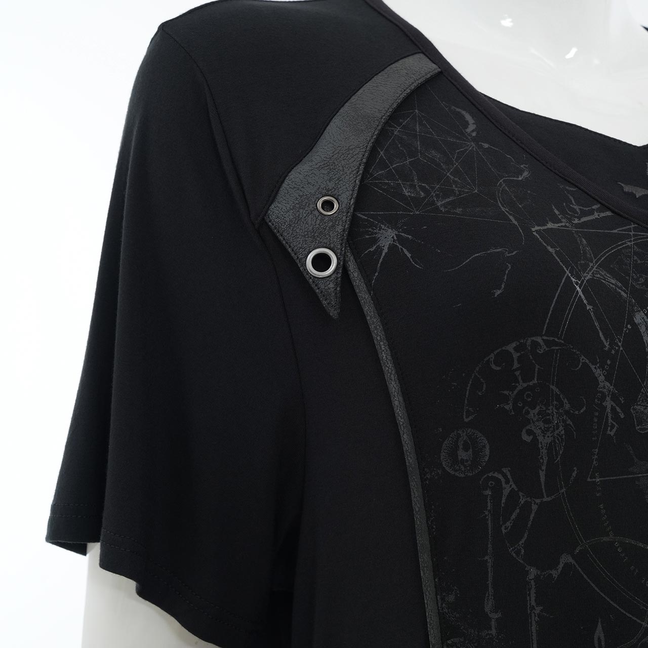 Remnants of Silent Depth Occultism Long-Sleeve Cut-and-Sew