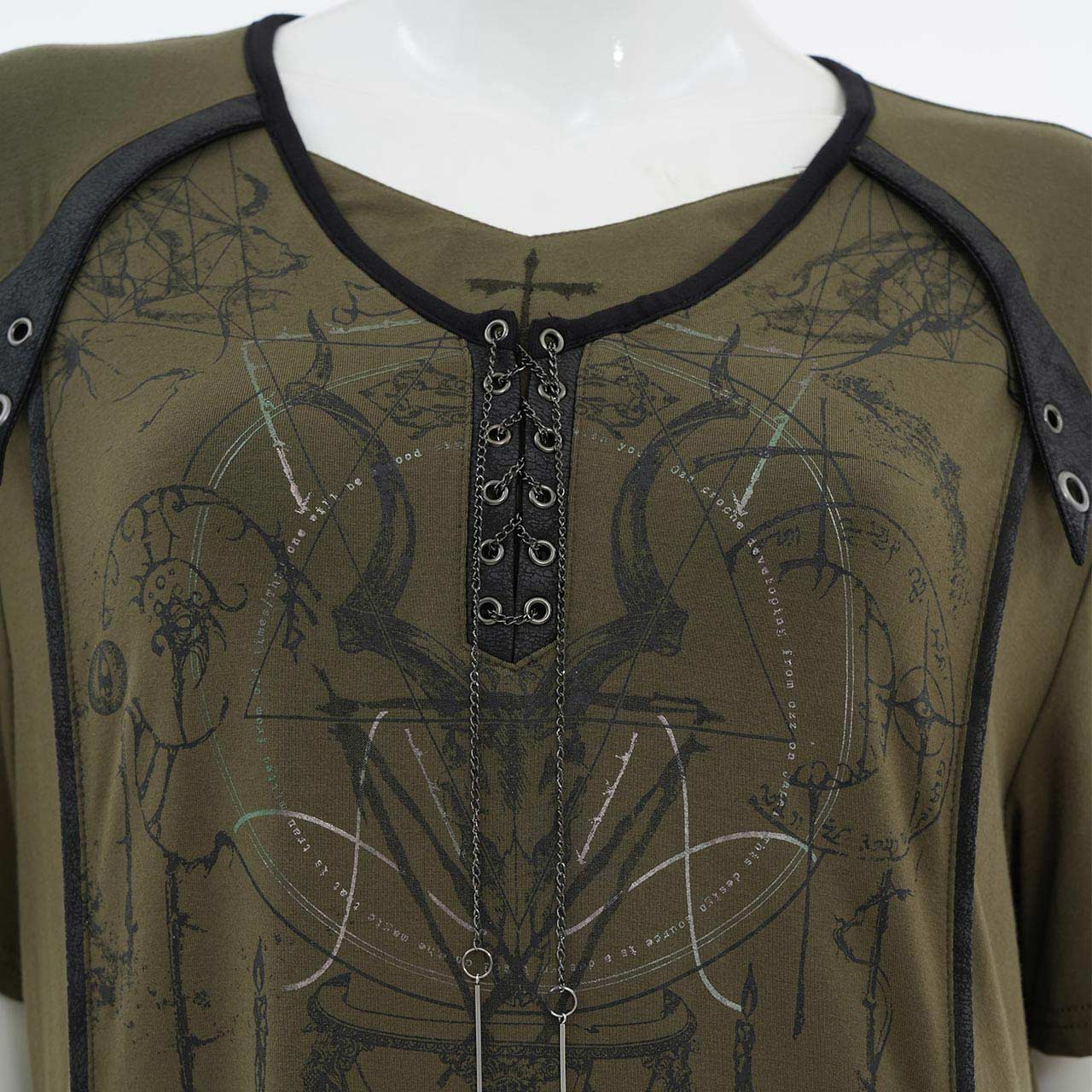 Remnants of Silent Depth Occultism Long-Sleeve Cut-and-Sew