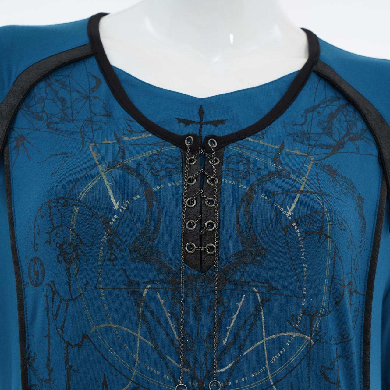 Remnants of Silent Depth Occultism Long-Sleeve Cut-and-Sew