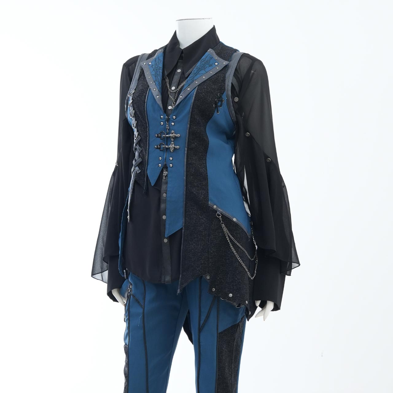 Remnants of Silent Depth Chiffon Blouse