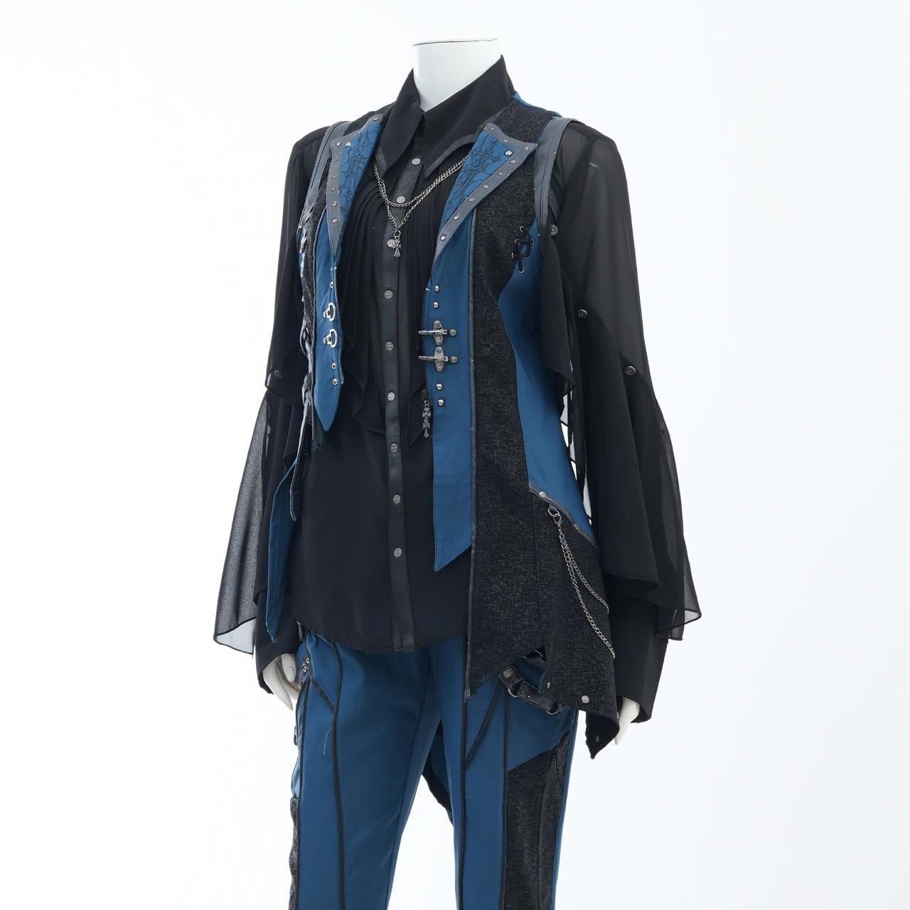 Remnants of Silent Depth Chiffon Blouse