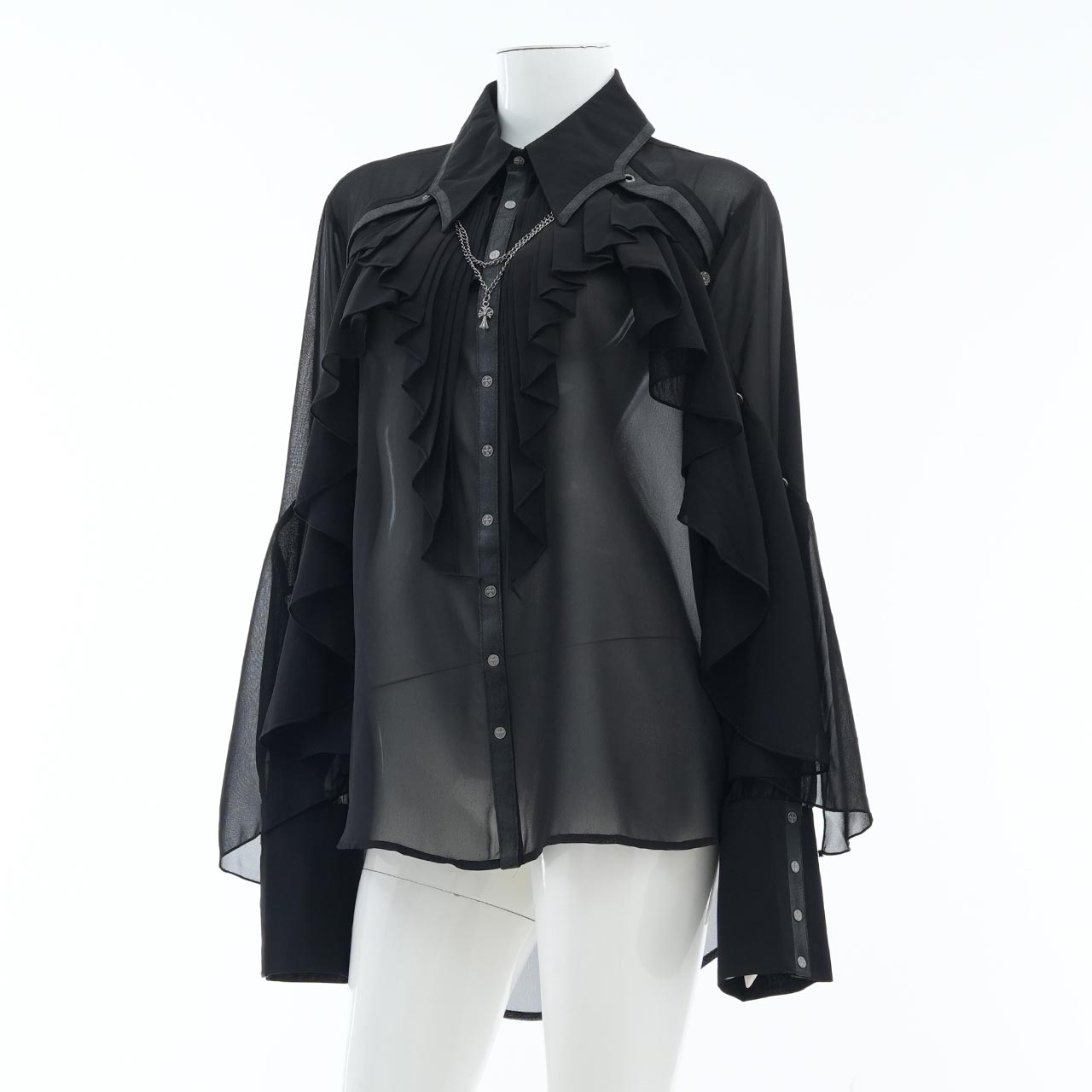 Remnants of Silent Depth Chiffon Blouse