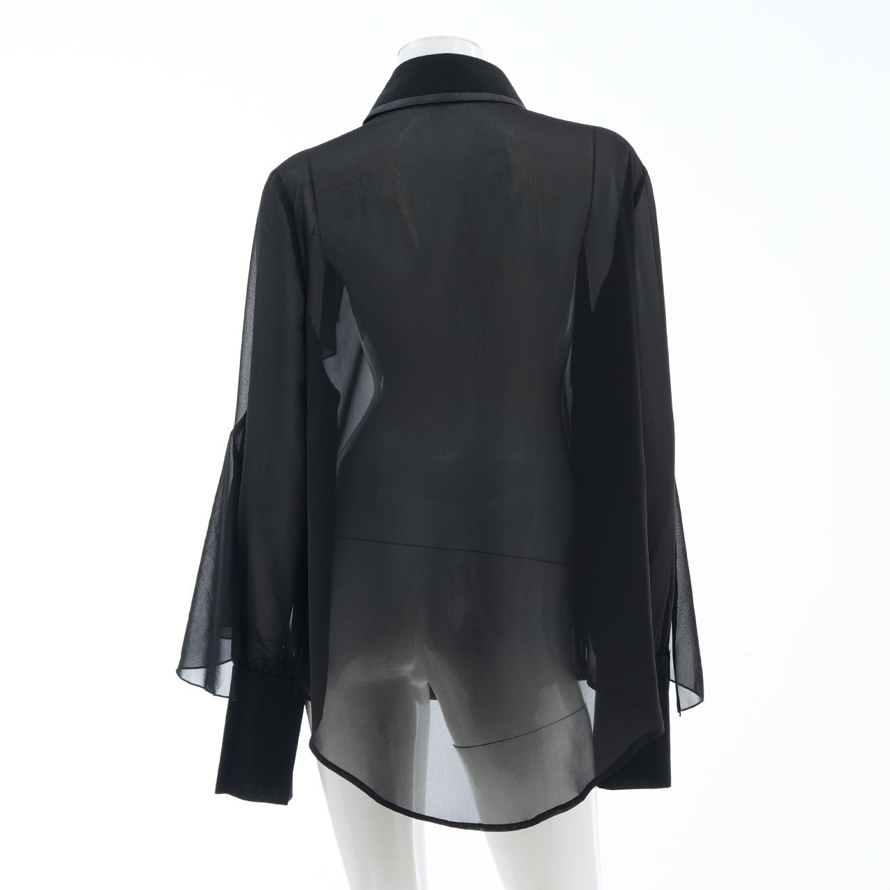 Remnants of Silent Depth Chiffon Blouse