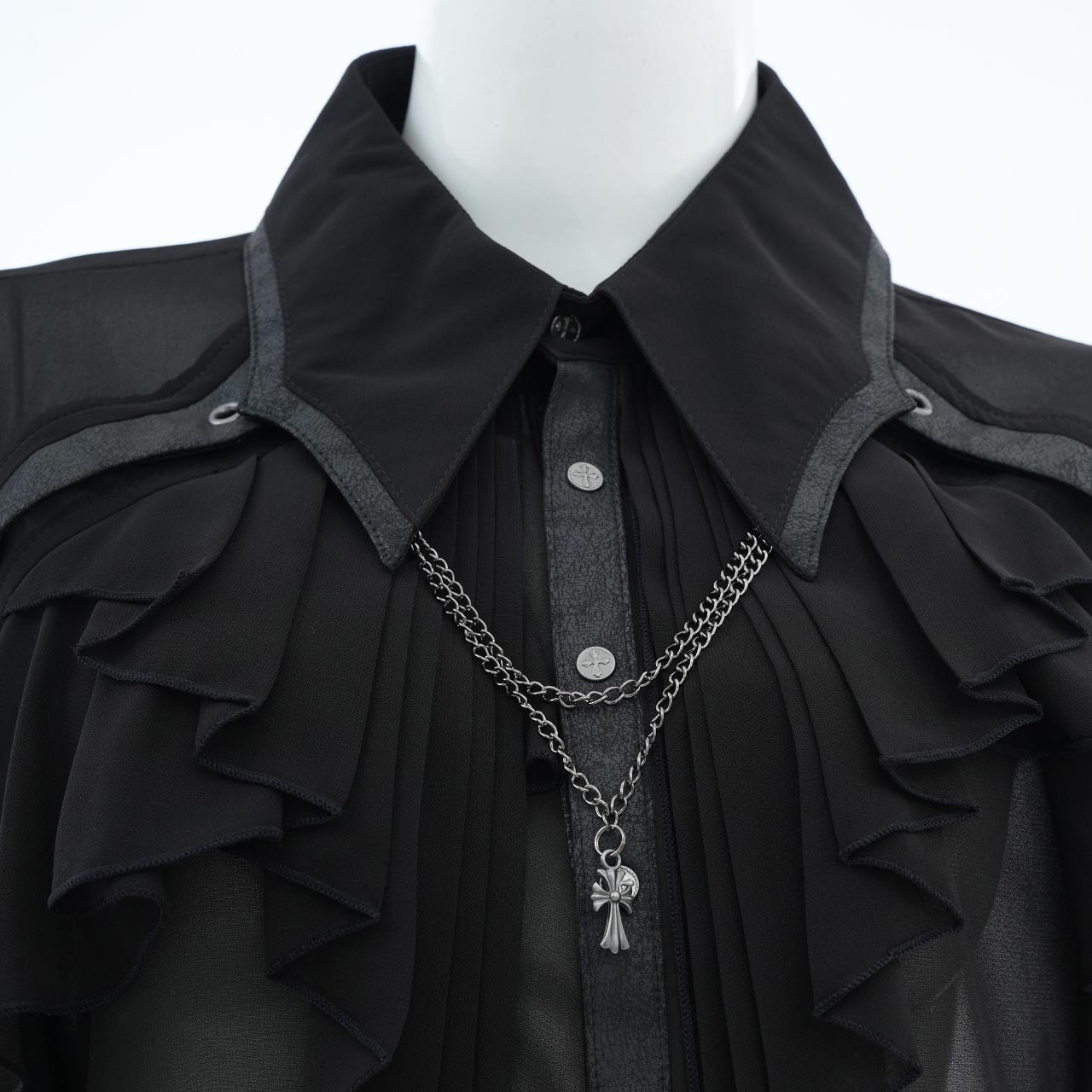 Remnants of Silent Depth Chiffon Blouse