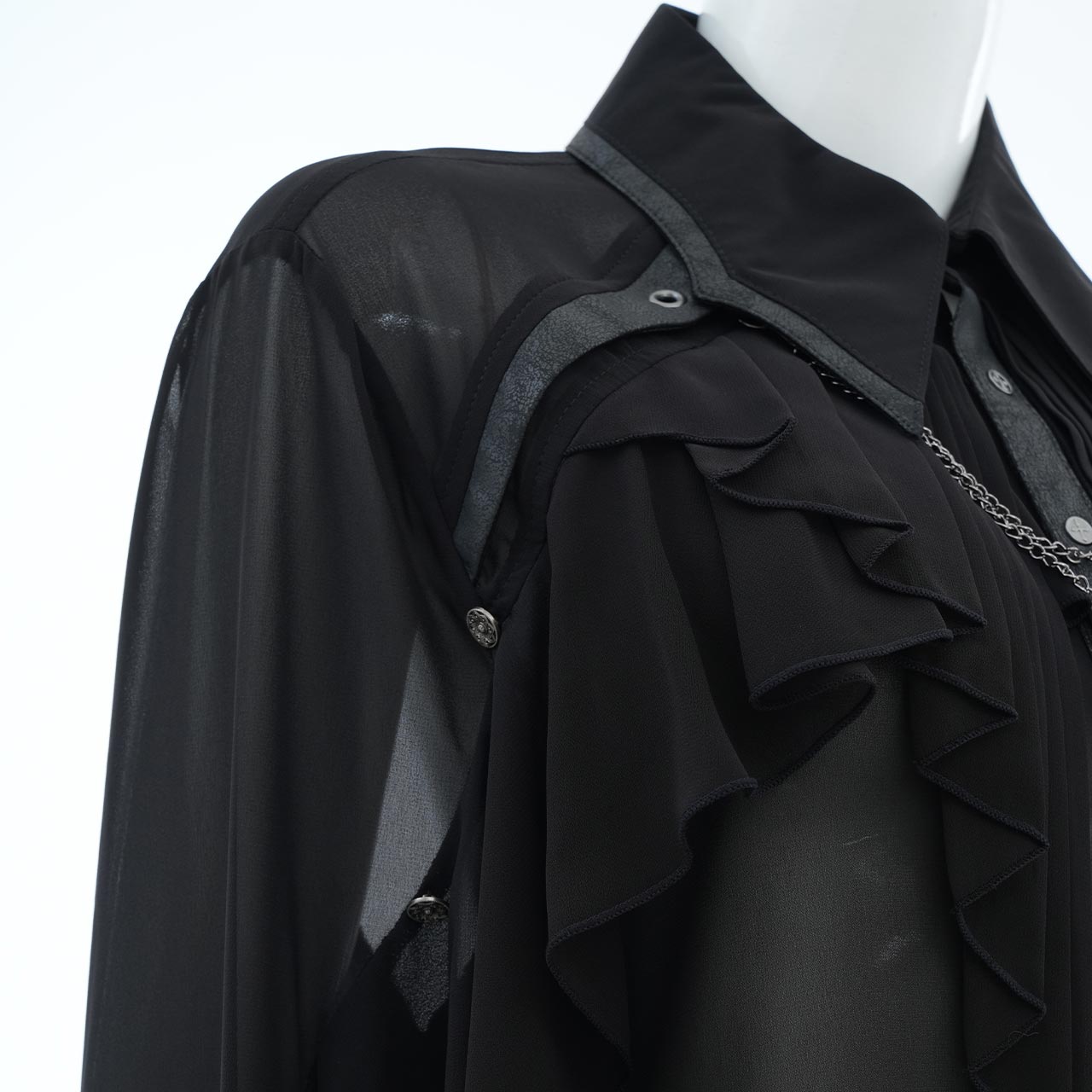 Remnants of Silent Depth Chiffon Blouse