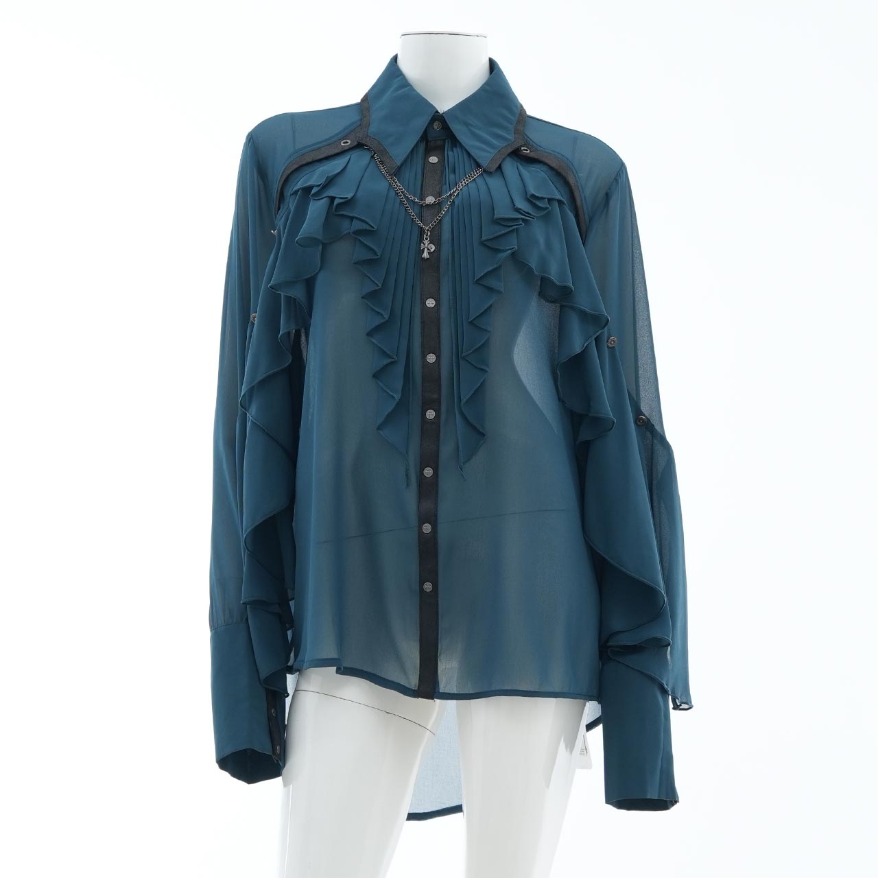 Remnants of Silent Depth Chiffon Blouse
