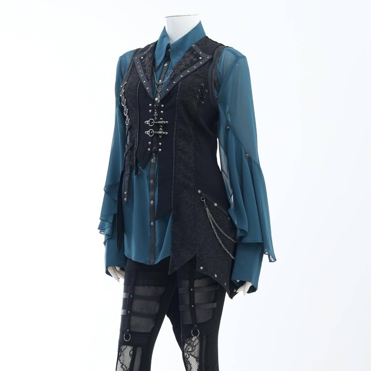 Remnants of Silent Depth Chiffon Blouse