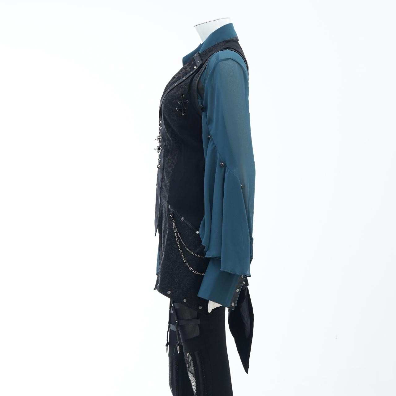 Remnants of Silent Depth Chiffon Blouse