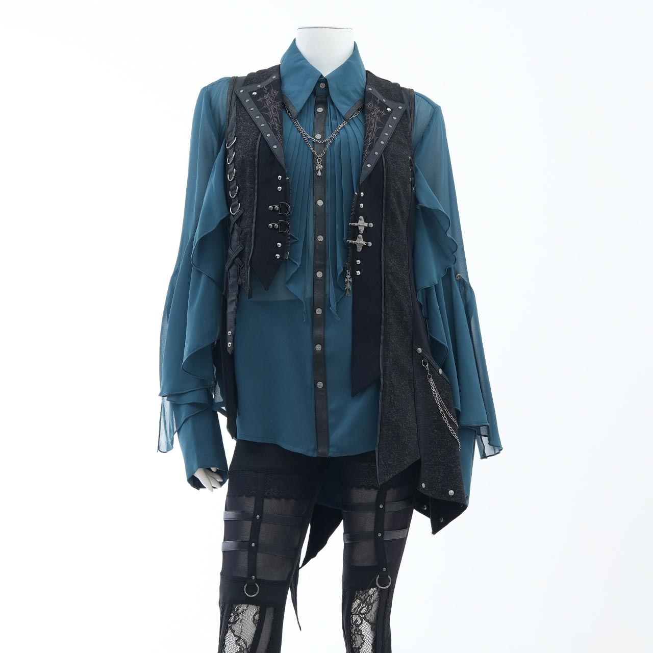 Remnants of Silent Depth Chiffon Blouse