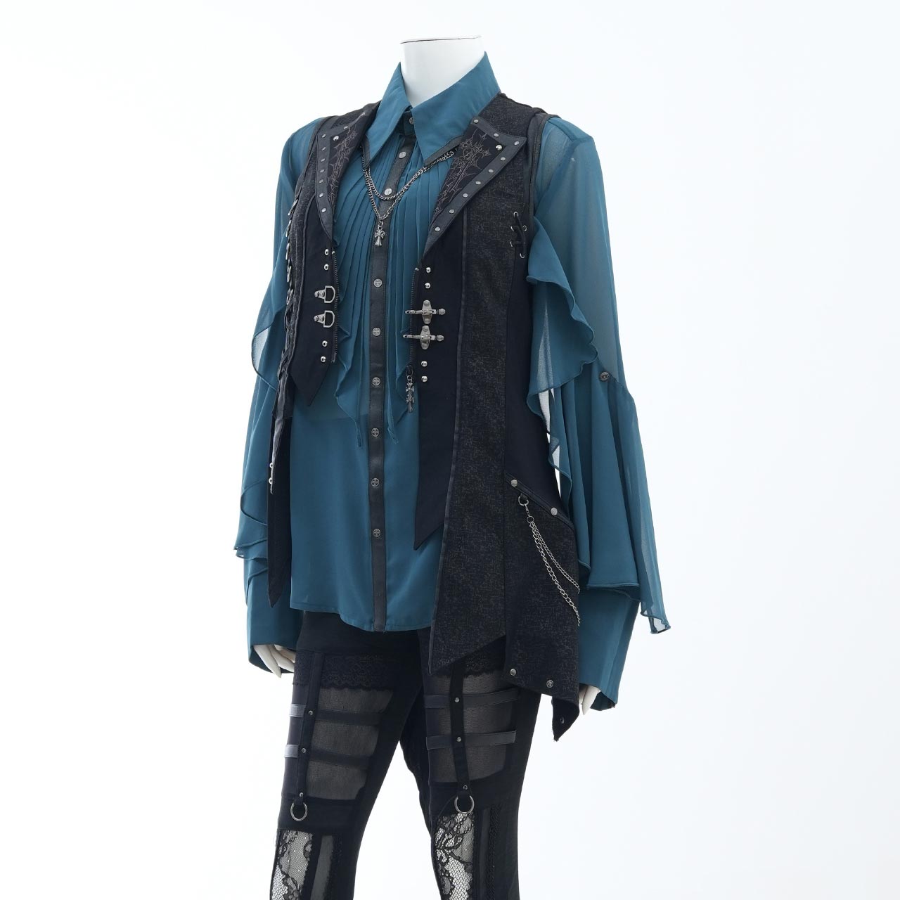 Remnants of Silent Depth Chiffon Blouse