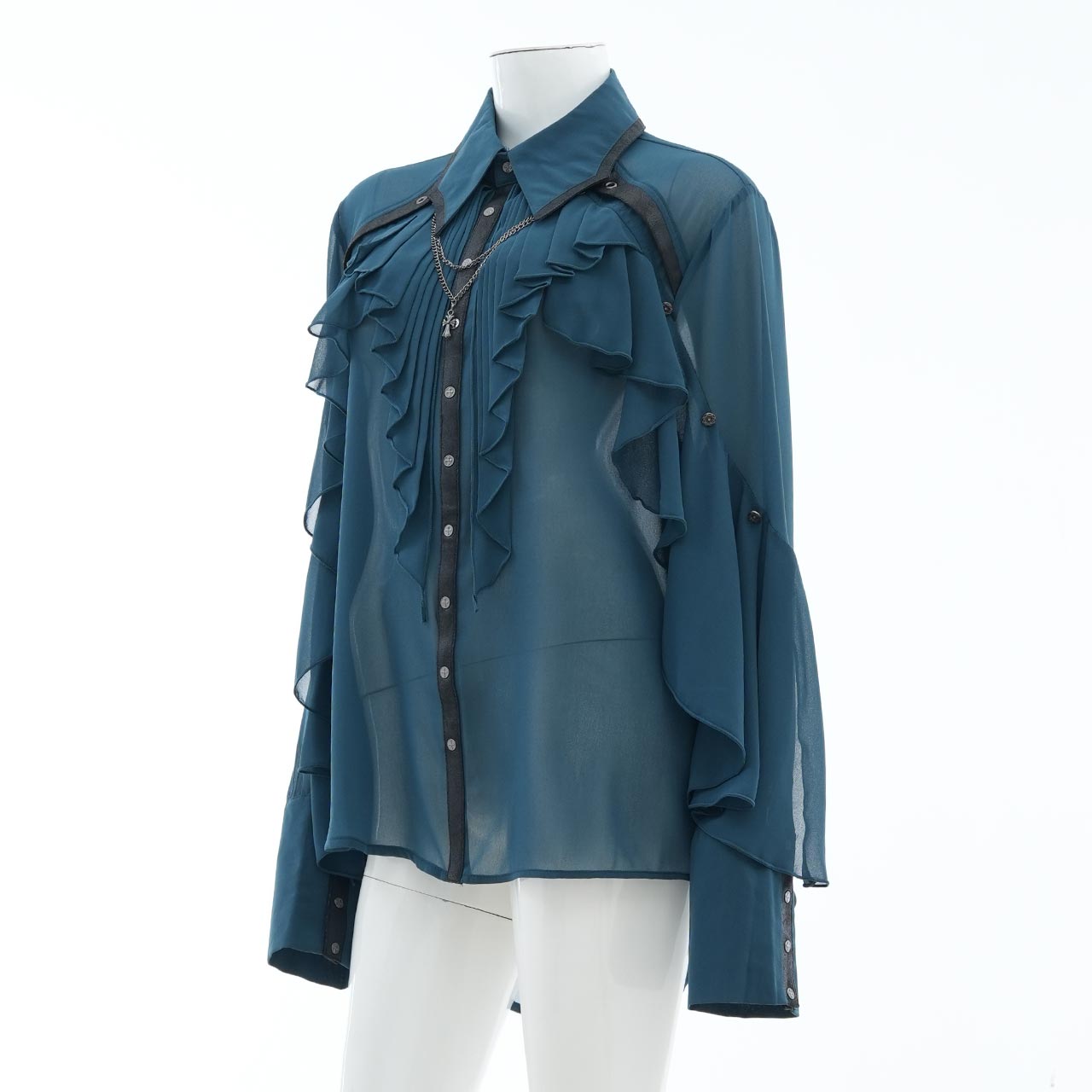 Remnants of Silent Depth Chiffon Blouse