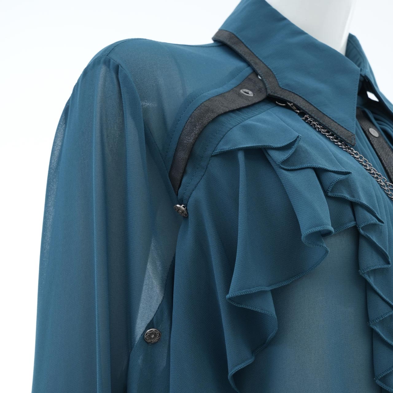 Remnants of Silent Depth Chiffon Blouse