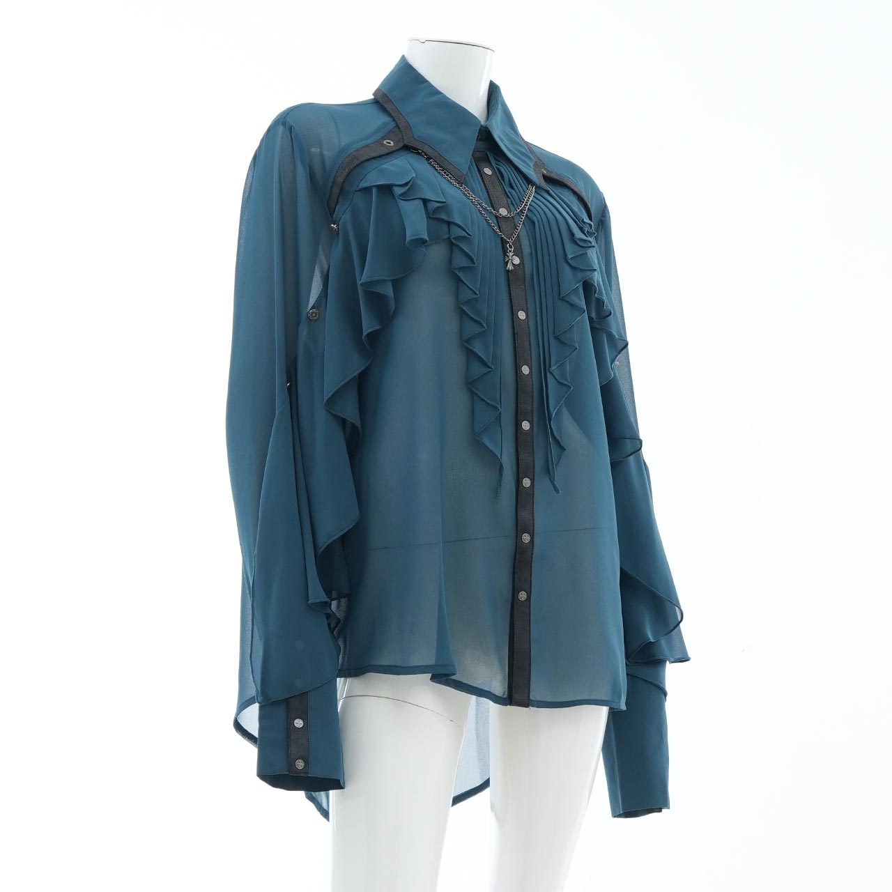 Remnants of Silent Depth Chiffon Blouse