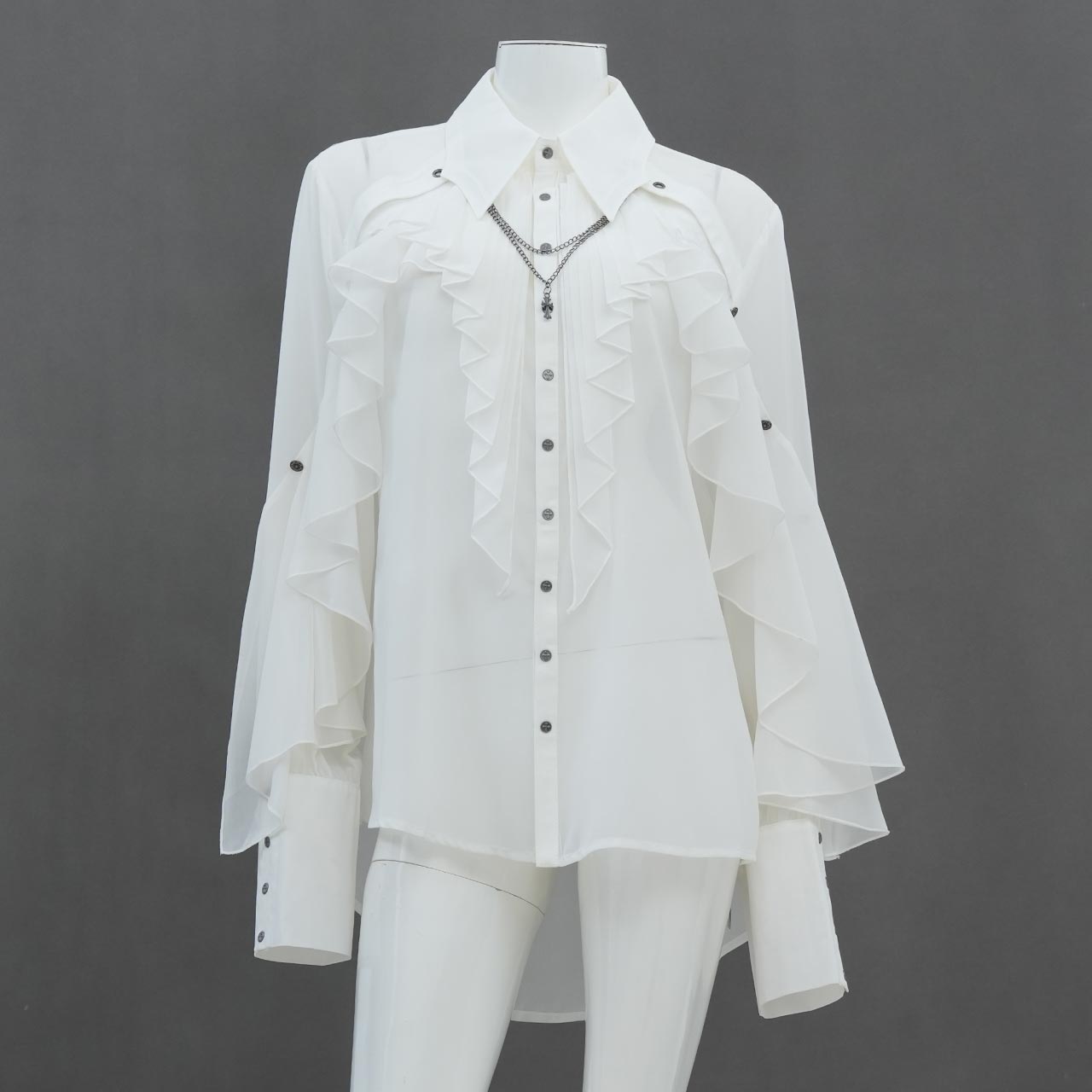 Remnants of Silent Depth Chiffon Blouse