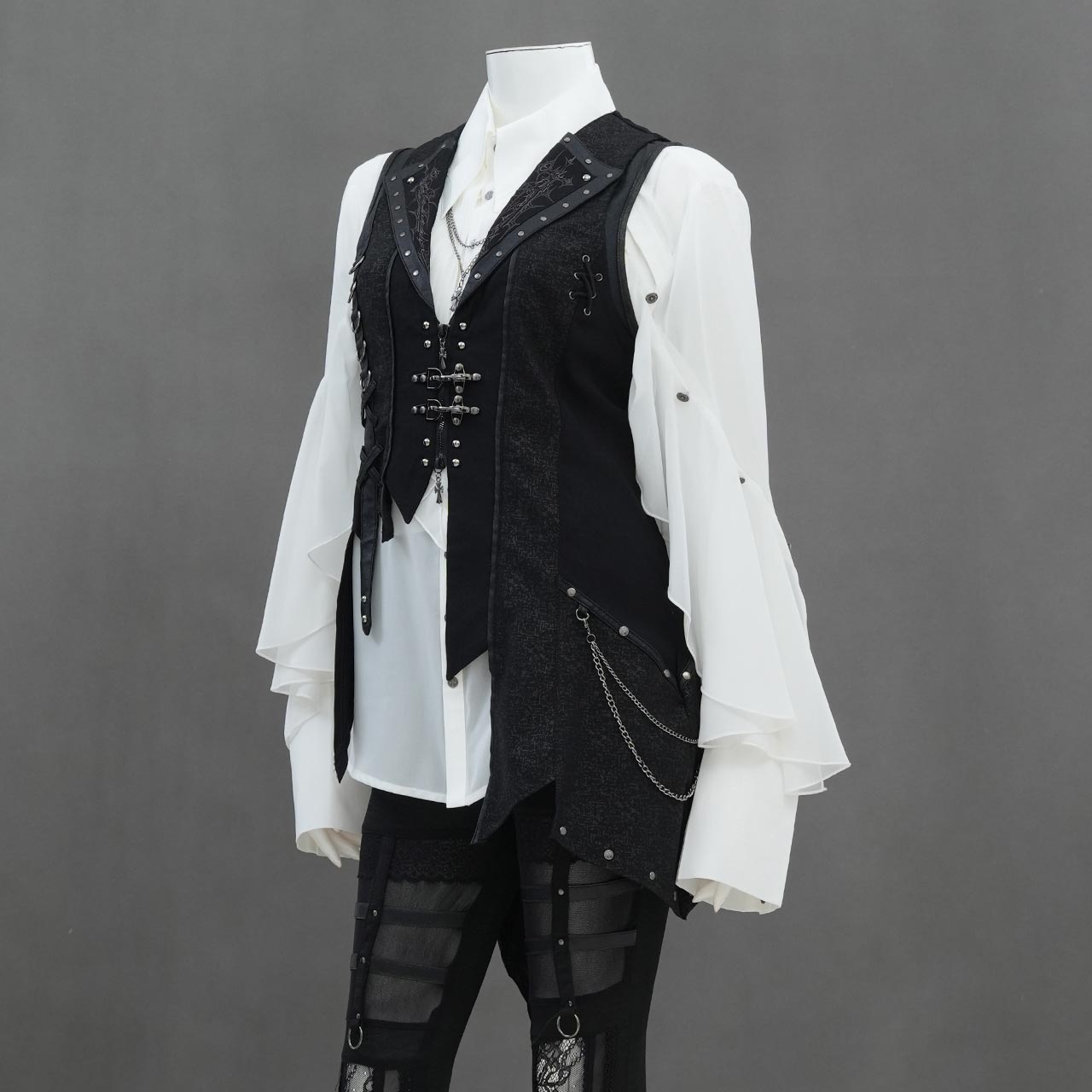 Remnants of Silent Depth Chiffon Blouse