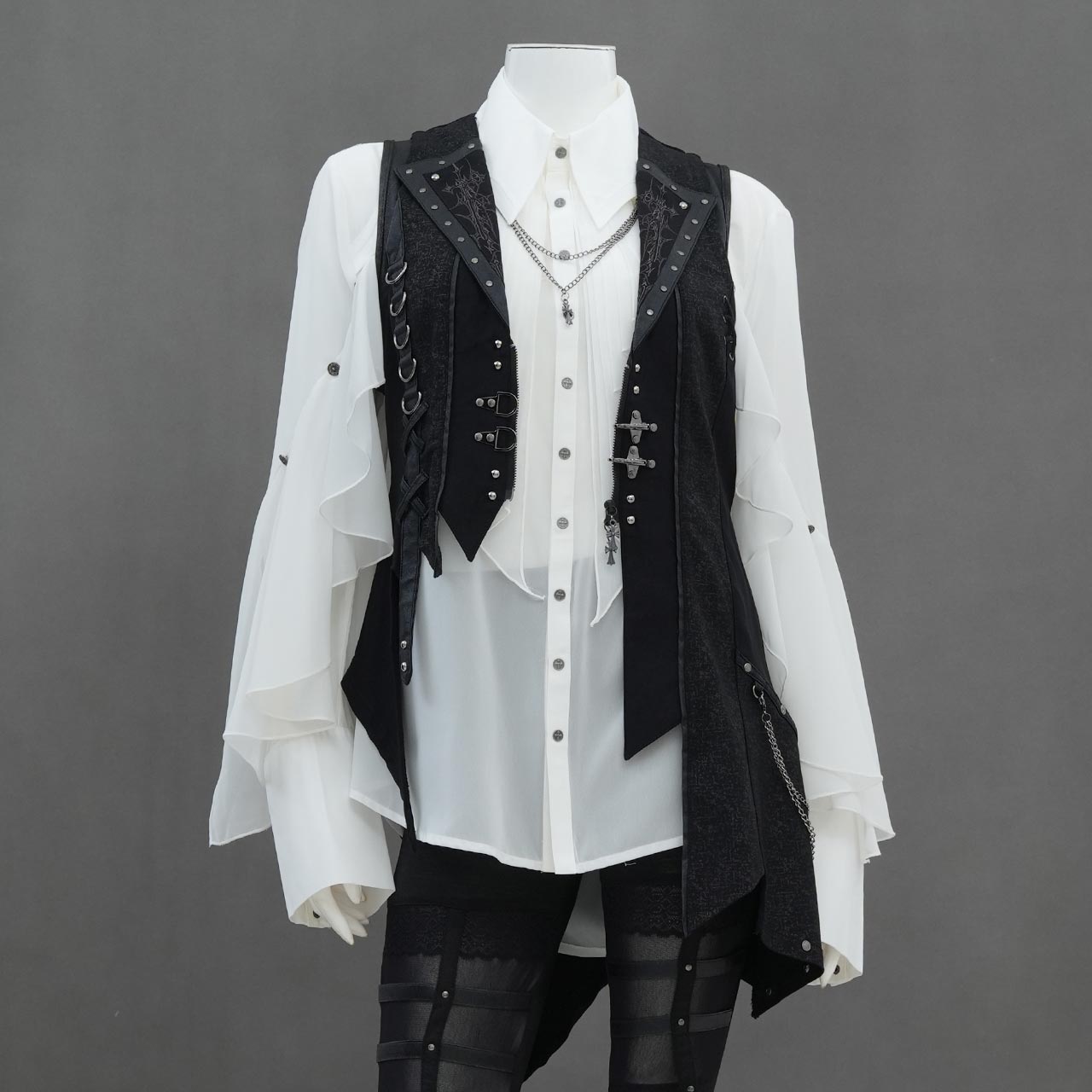 Remnants of Silent Depth Chiffon Blouse