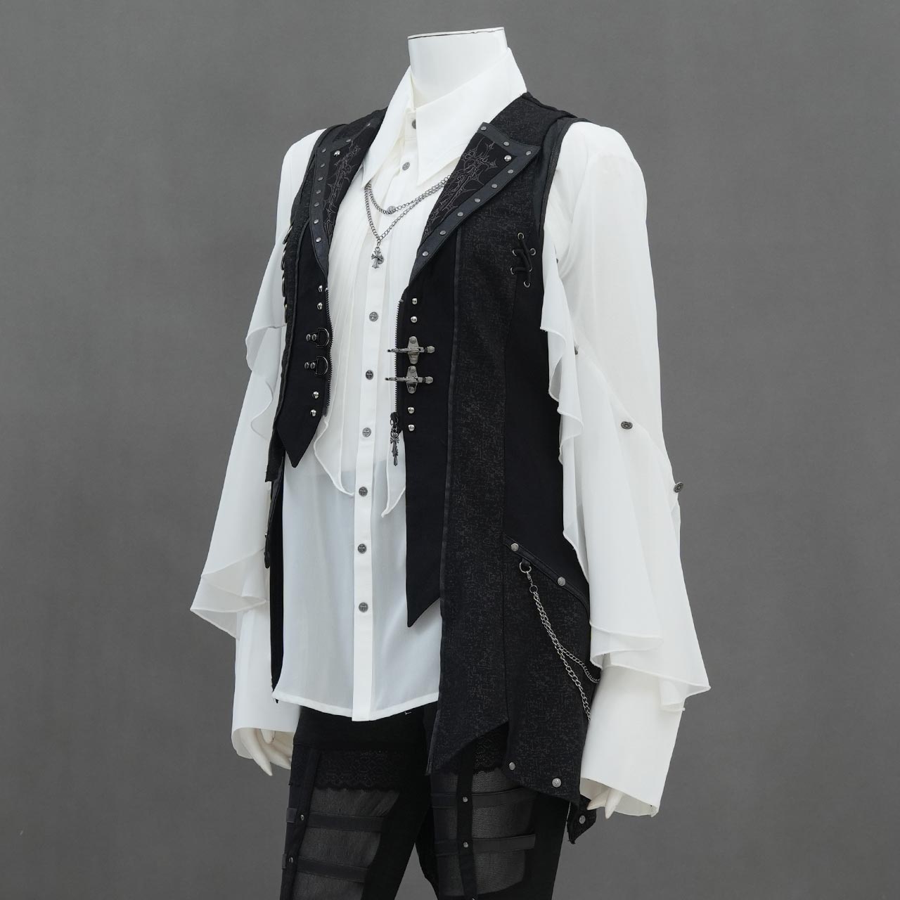 Remnants of Silent Depth Chiffon Blouse