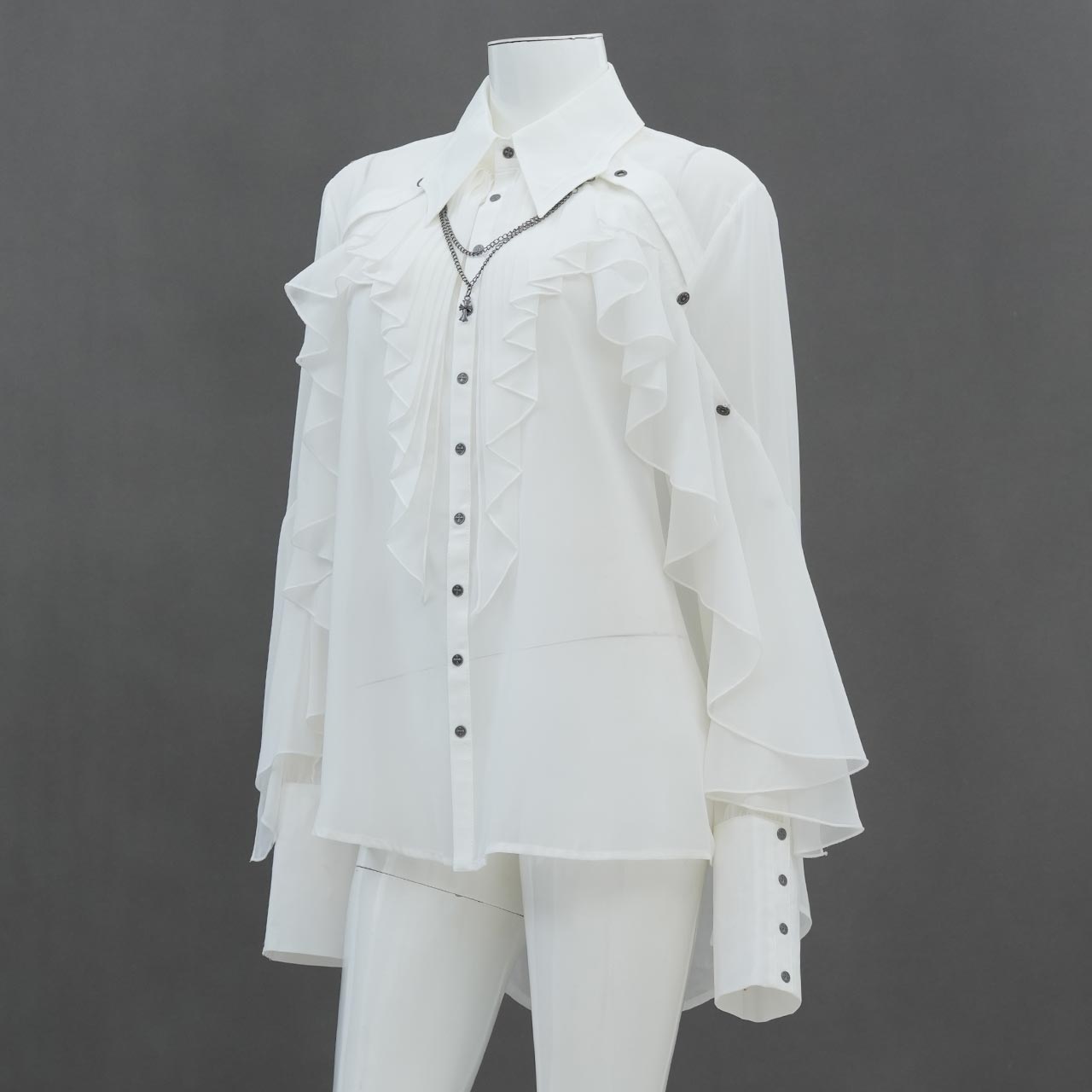 Remnants of Silent Depth Chiffon Blouse
