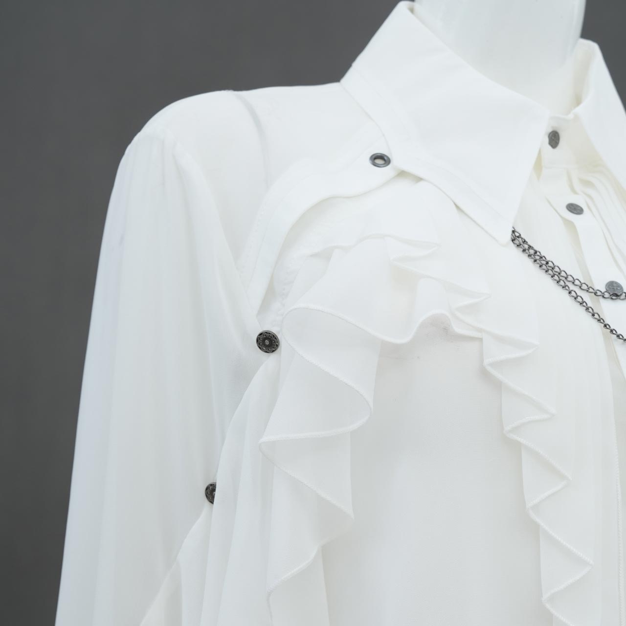 Remnants of Silent Depth Chiffon Blouse