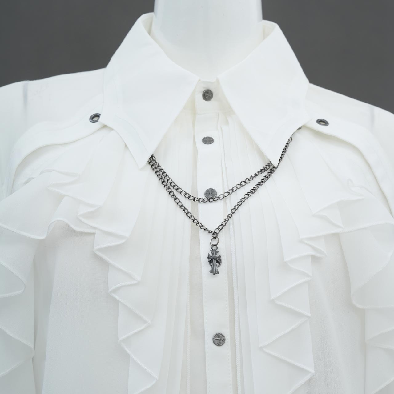 Remnants of Silent Depth Chiffon Blouse