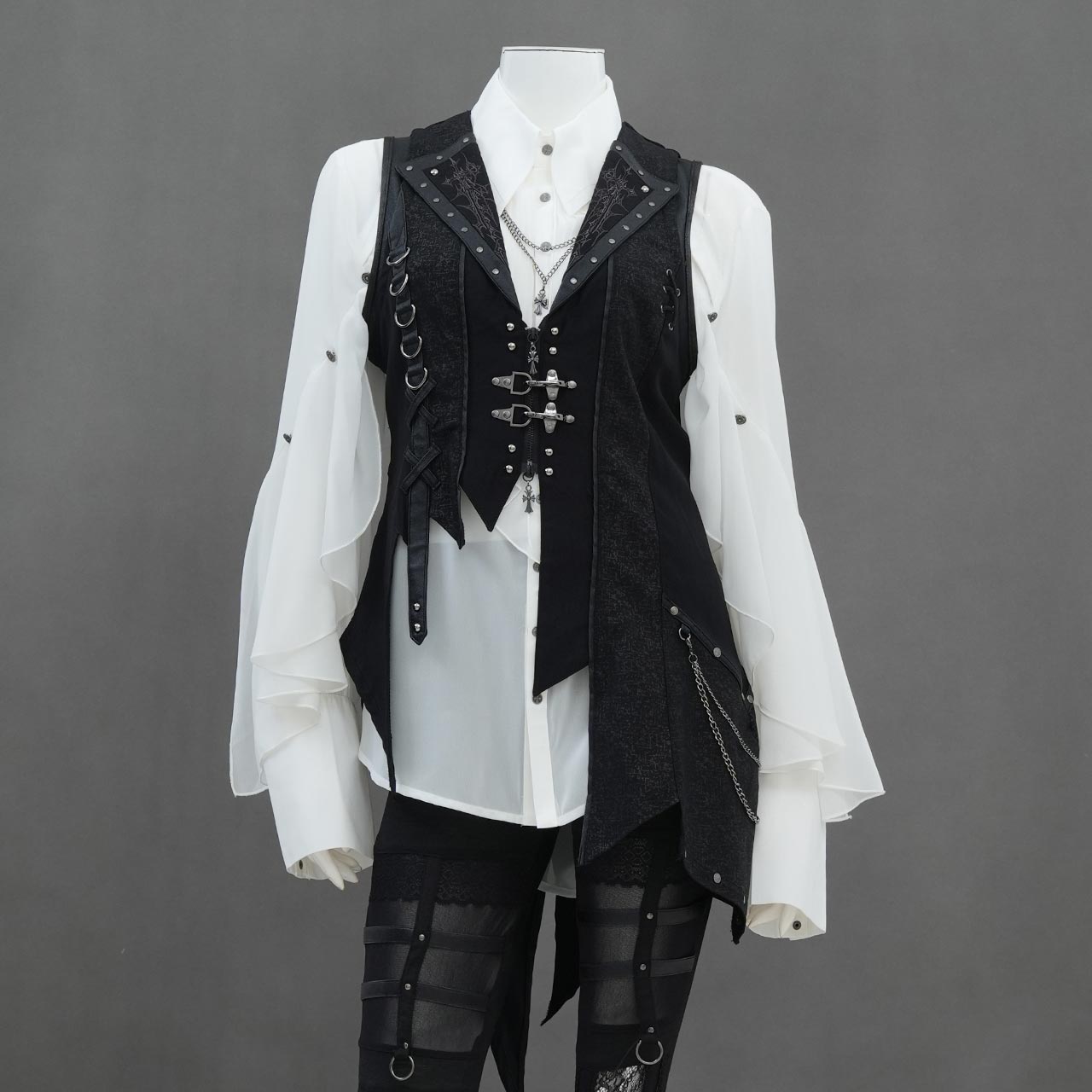 Remnants of Silent Depth Chiffon Blouse
