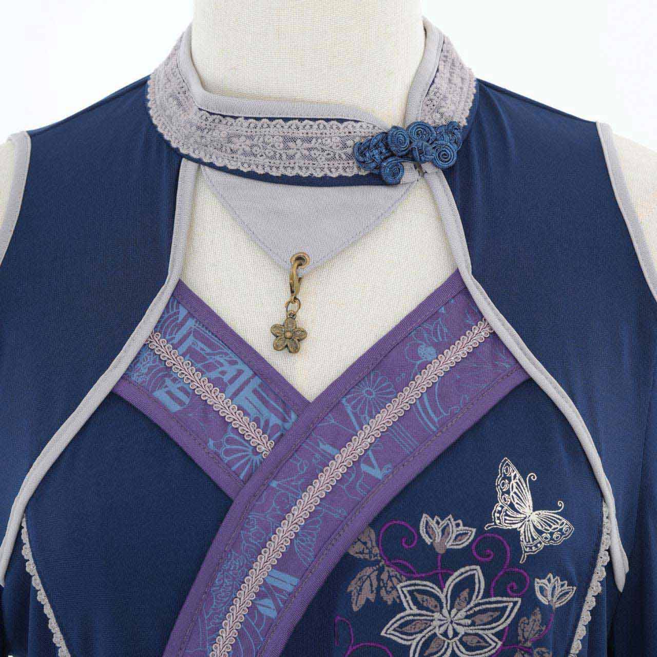 『鶴翼報恩録 ～ Requital of the Crane～』Cut-and-sew top【M】