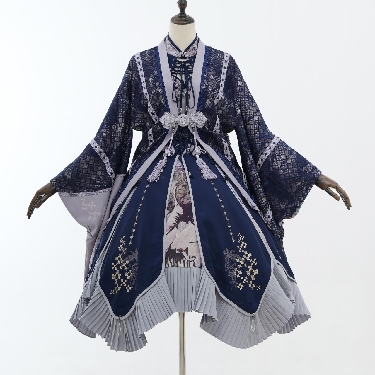 『鶴翼報恩録 ～ Requital of the Crane～』Reversible Haori