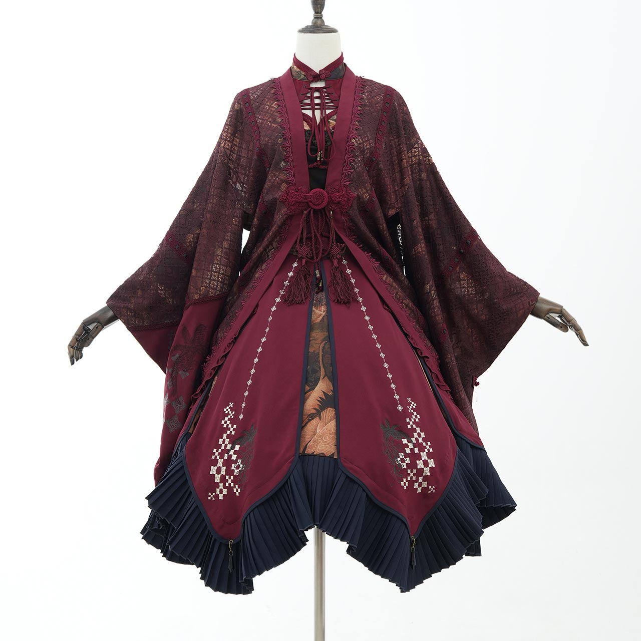 『鶴翼報恩録 ～ Requital of the Crane～』Reversible Haori